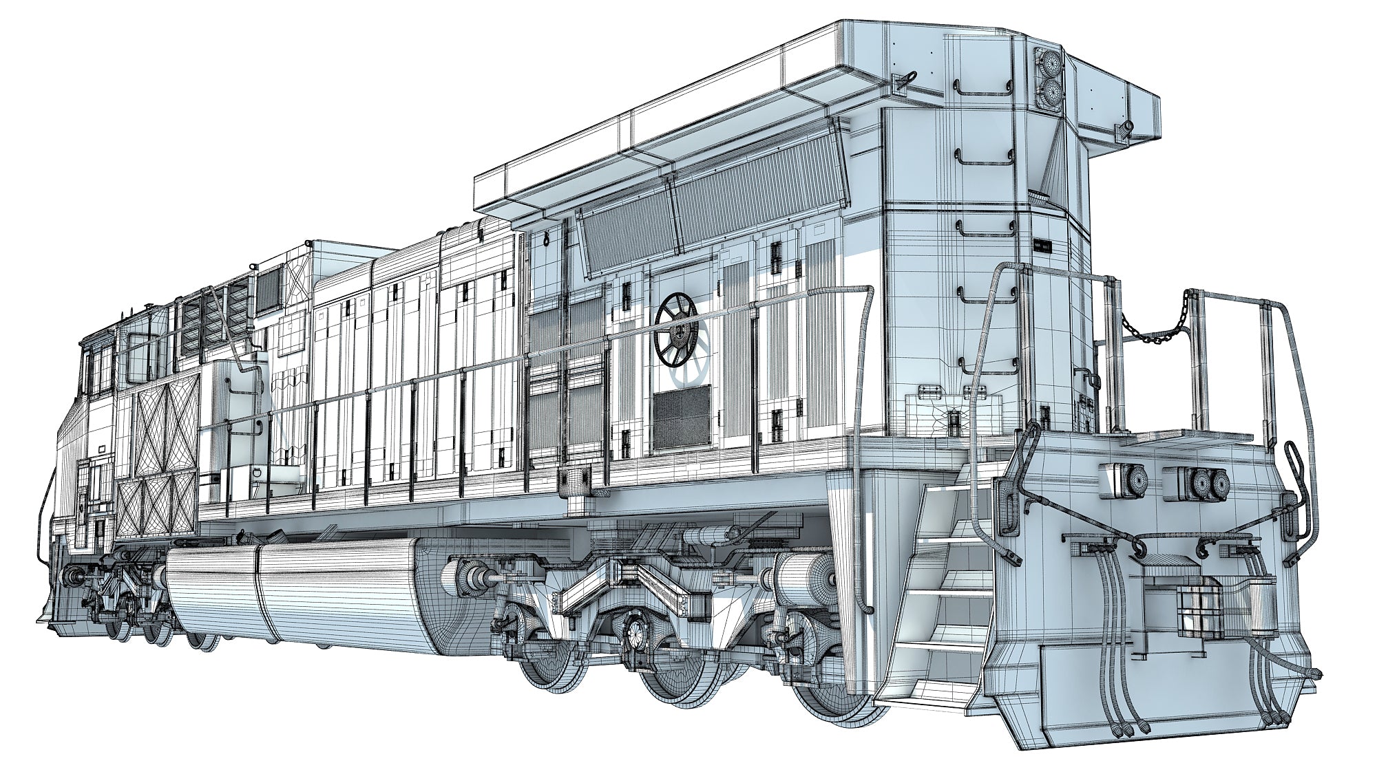 Canadian Pacific Locomotive Train