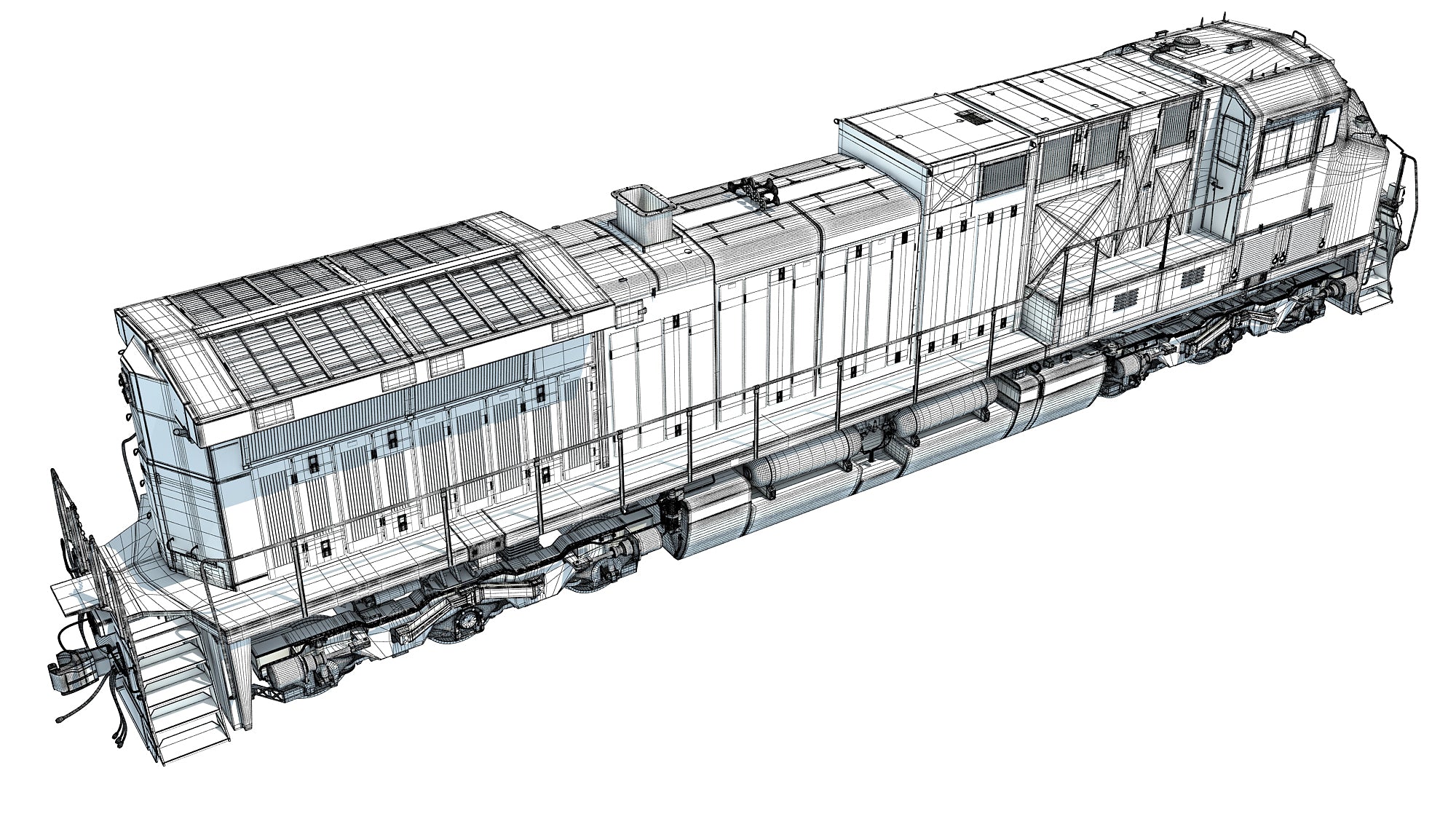 Canadian Pacific Locomotive Train