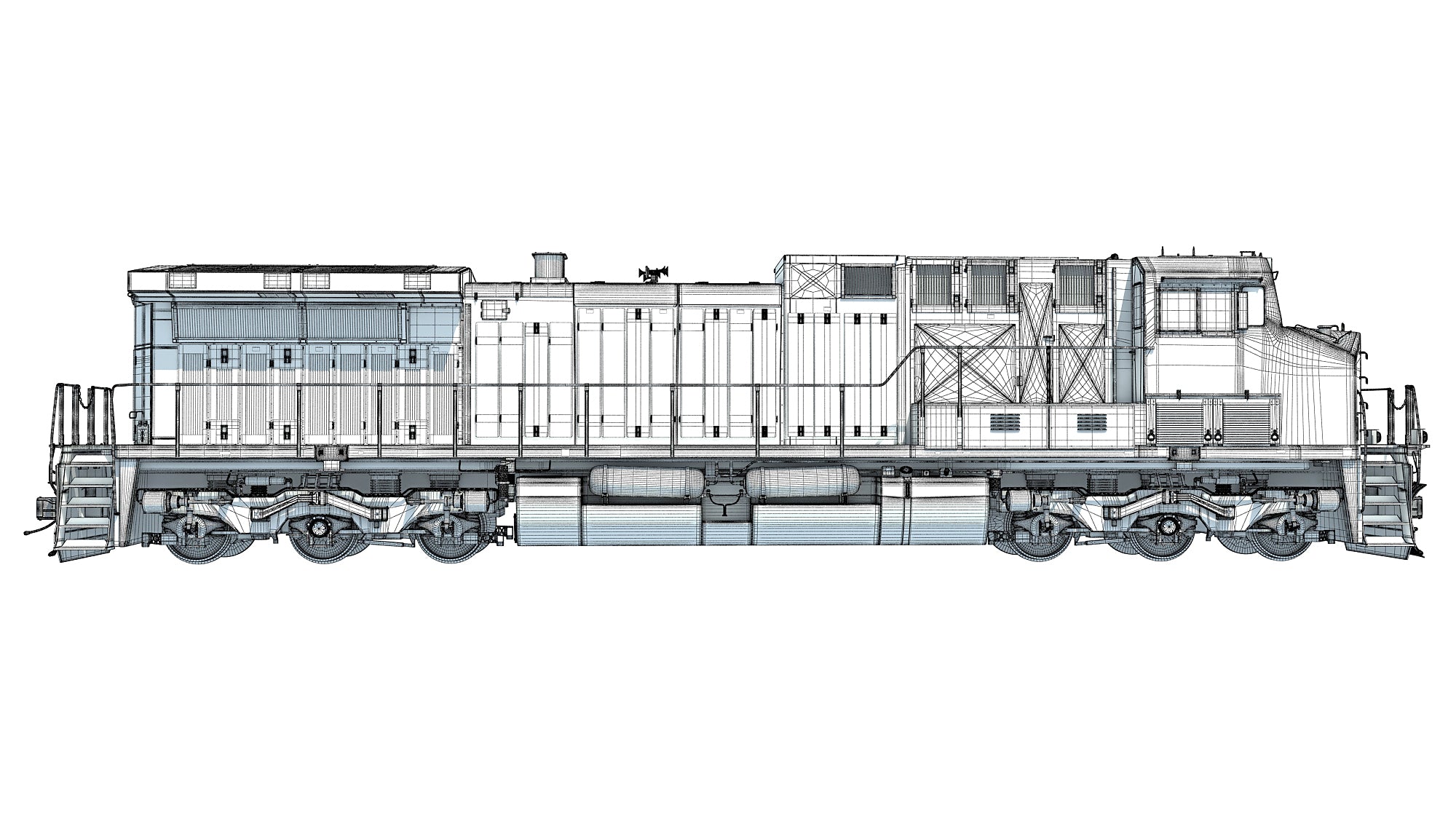 Canadian Pacific Locomotive Train