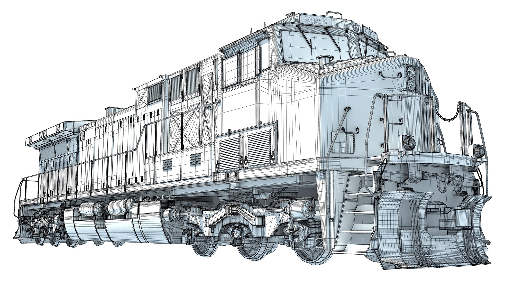 Canadian Pacific Locomotive Train