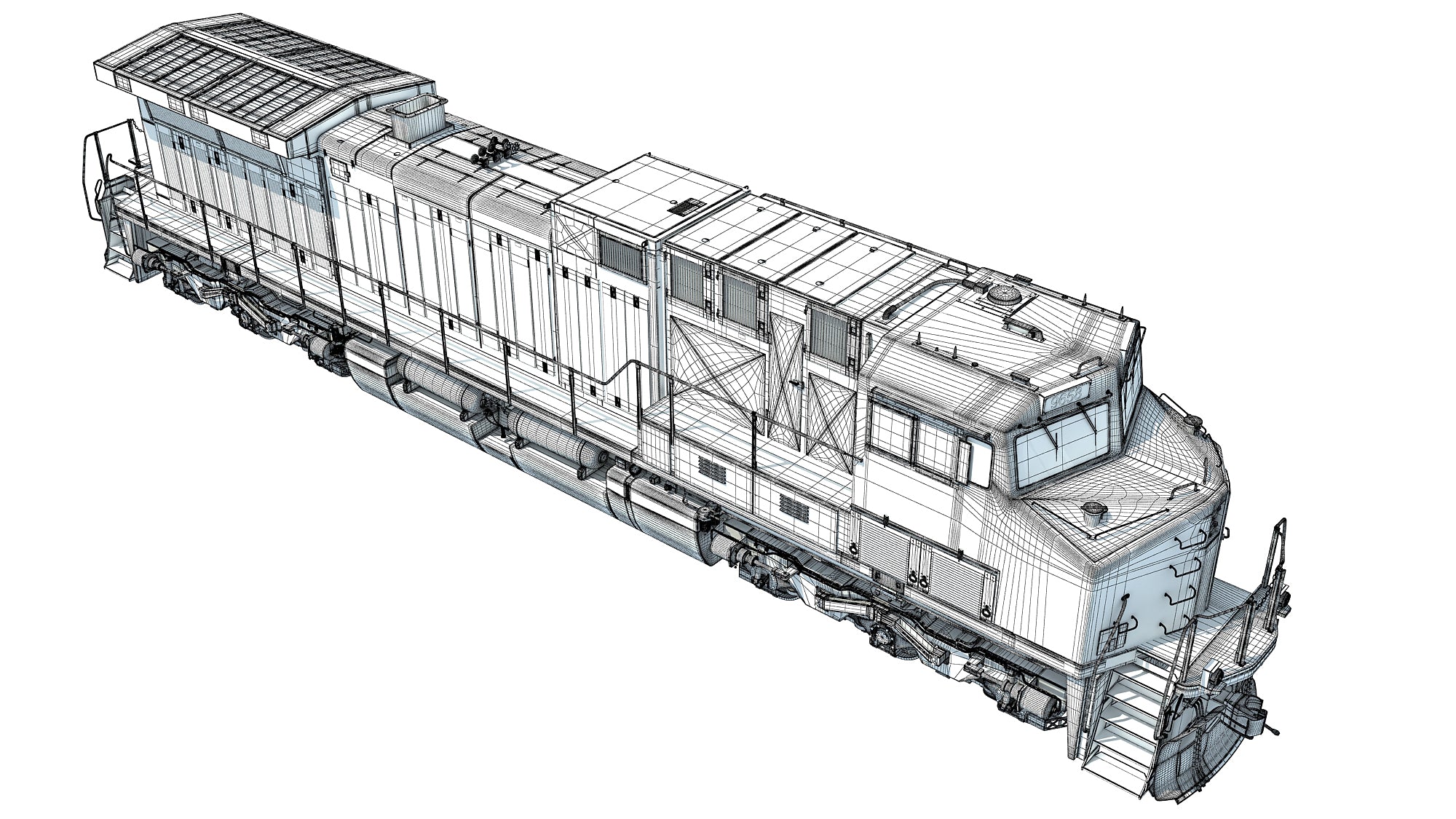 Canadian Pacific Locomotive Train