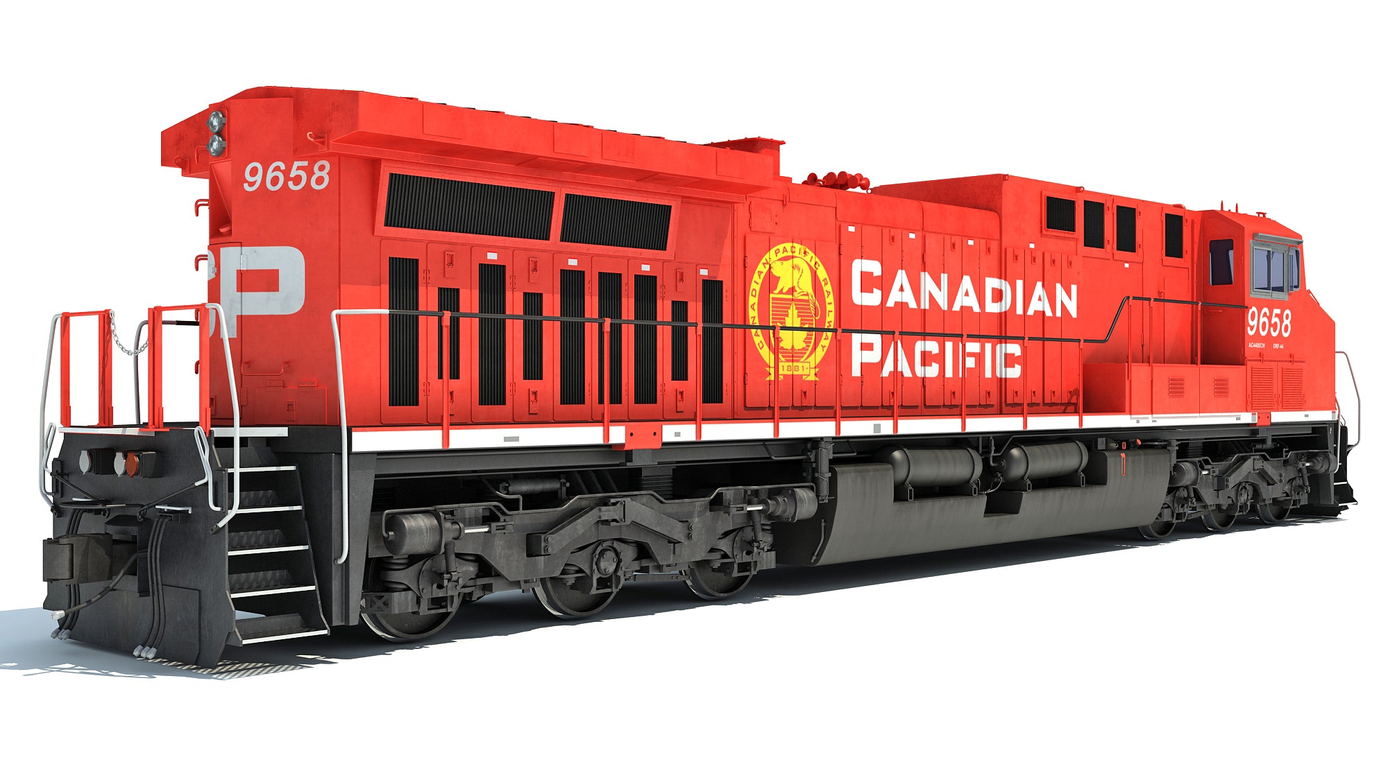 Canadian Pacific Locomotive Train