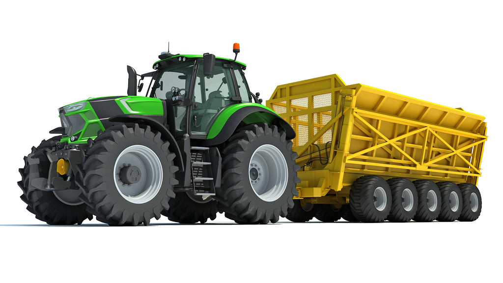 Tractor with Cane Trailer