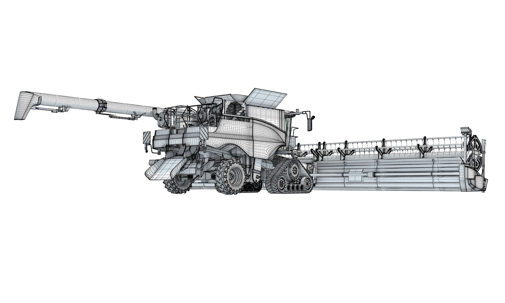 3D Combine Harvester