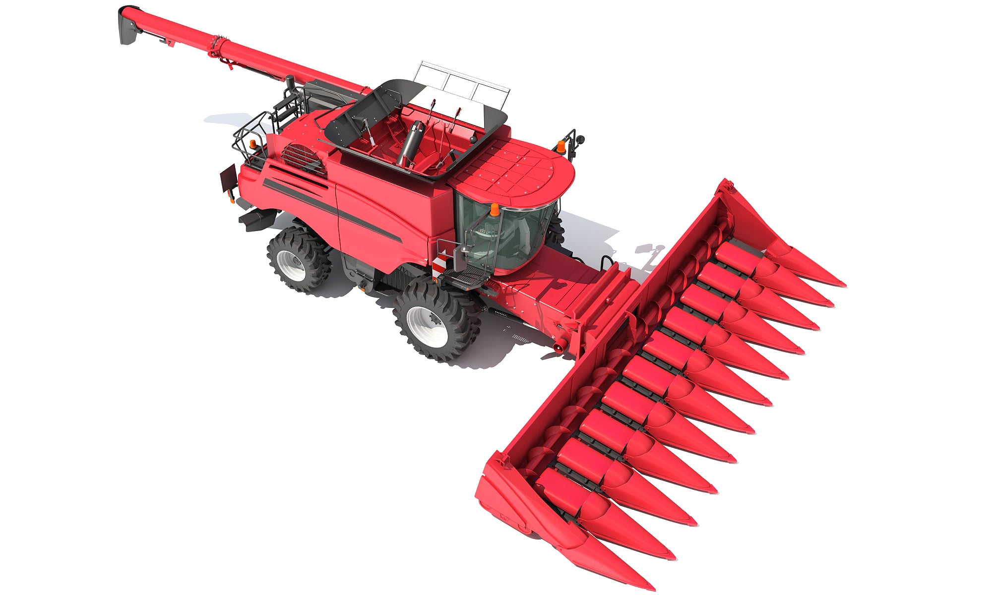 3D Models Corn Combine