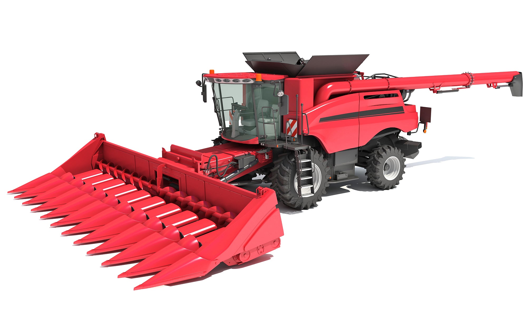 3D Models Corn Combine