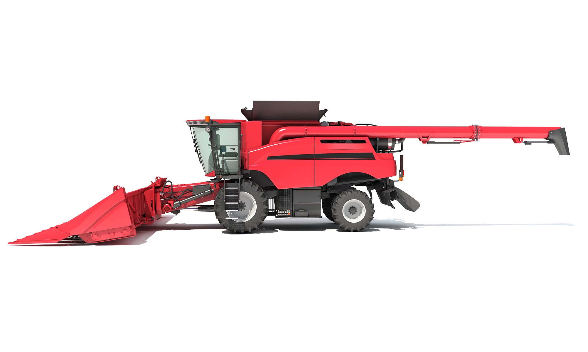 3D Models Corn Combine