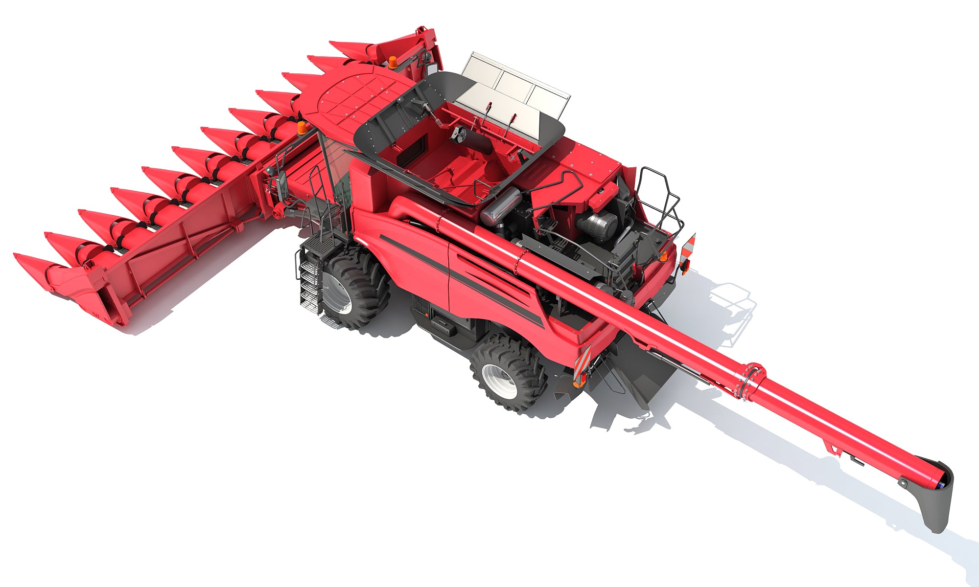3D Models Corn Combine