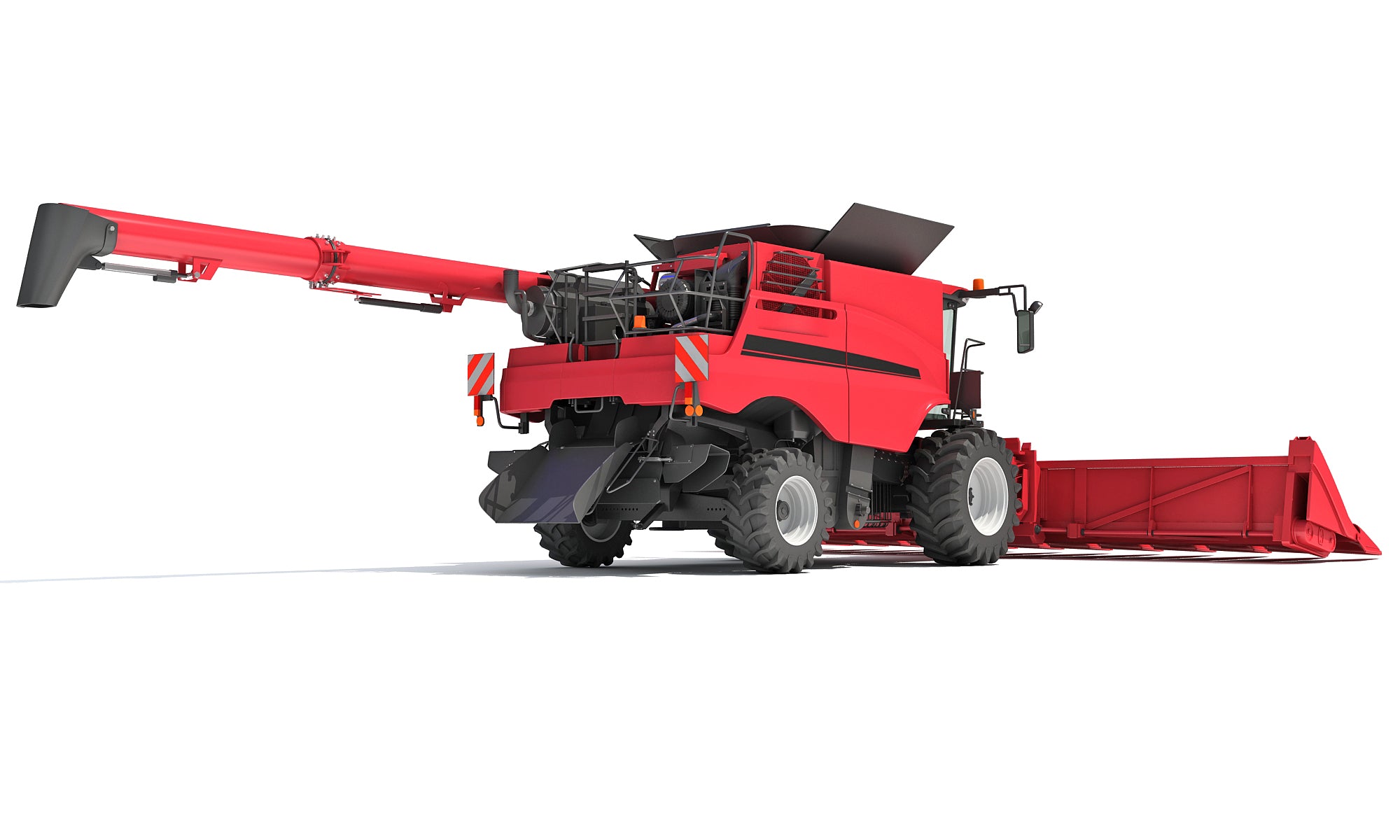 3D Models Corn Combine