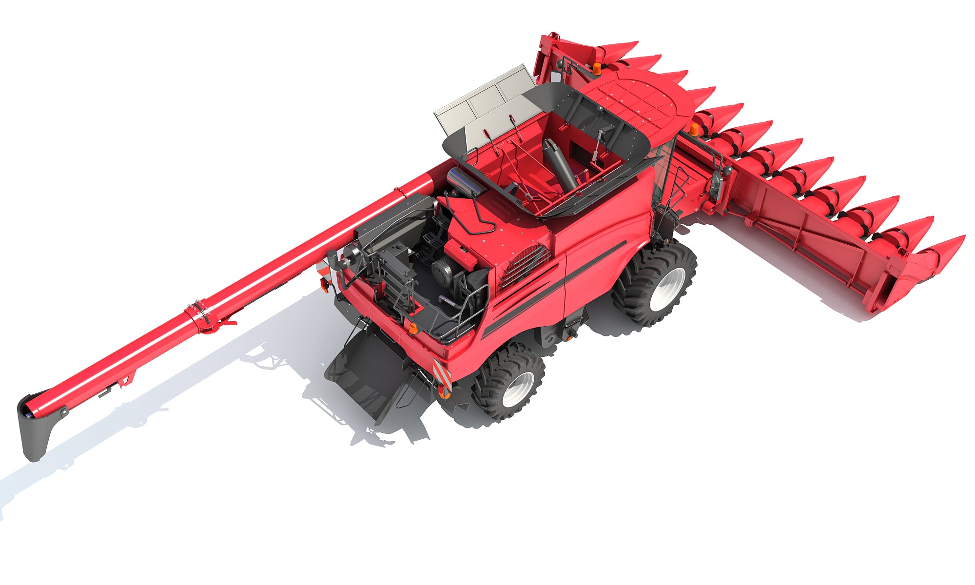 3D Models Corn Combine