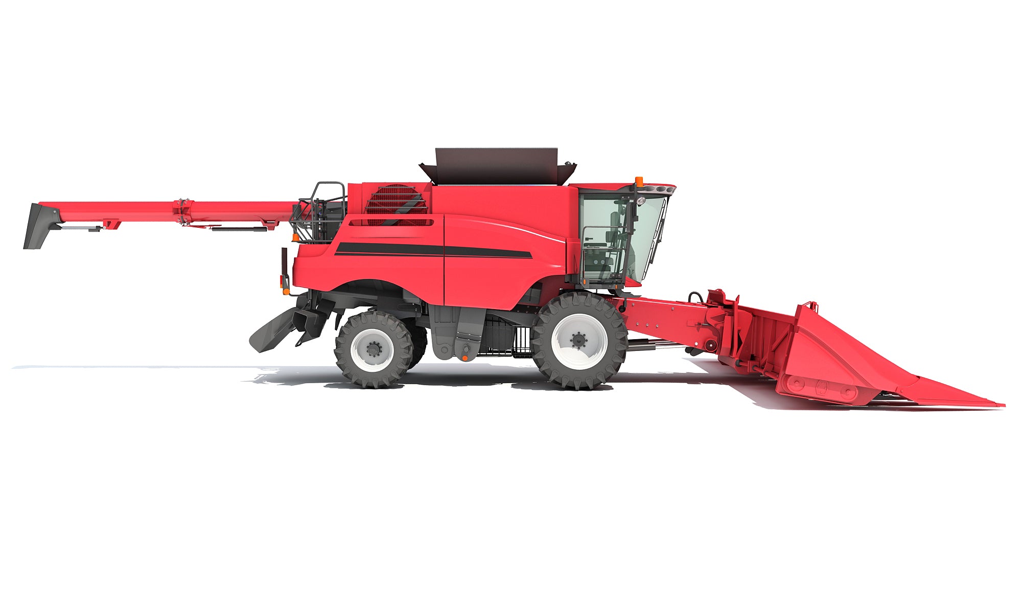 3D Models Corn Combine