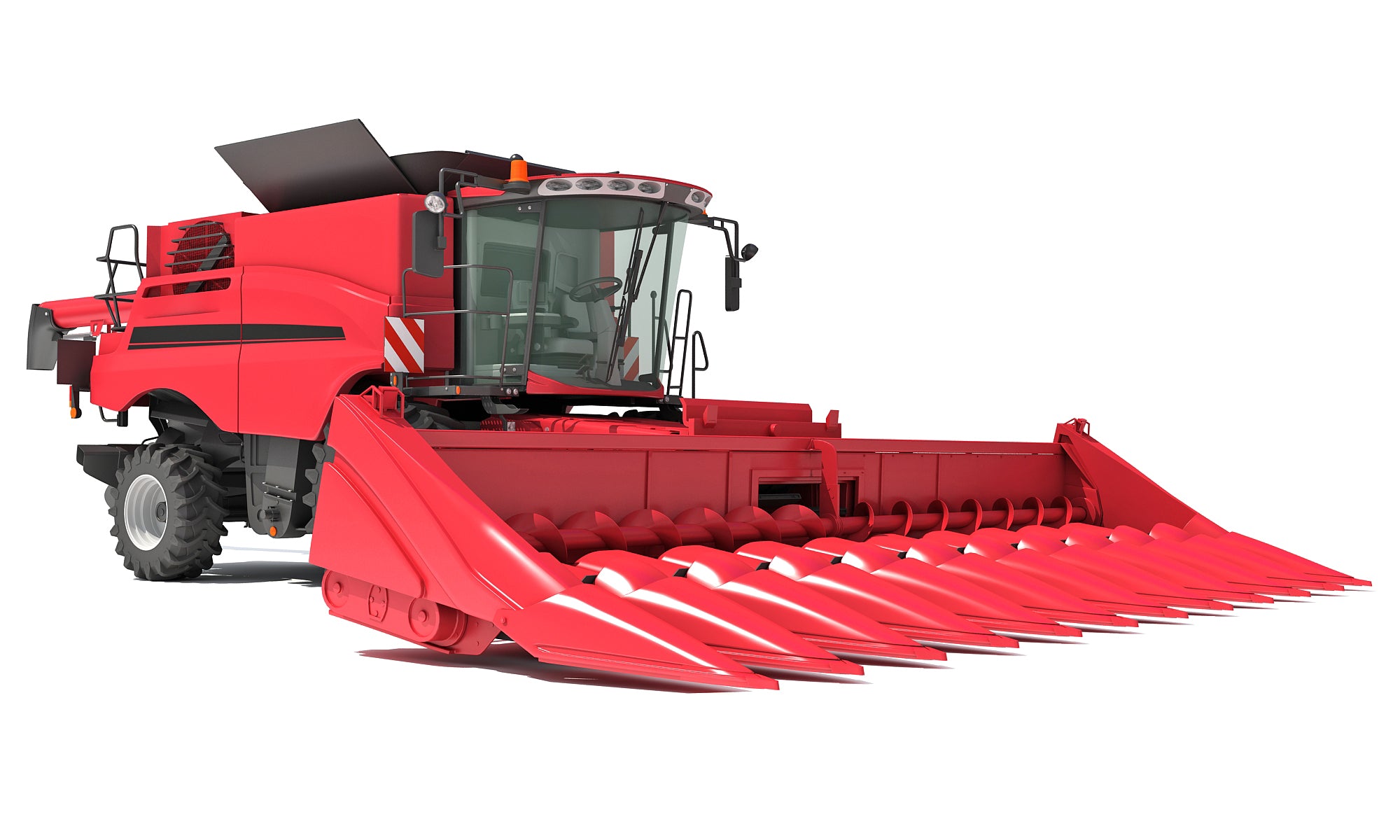 3D Models Corn Combine