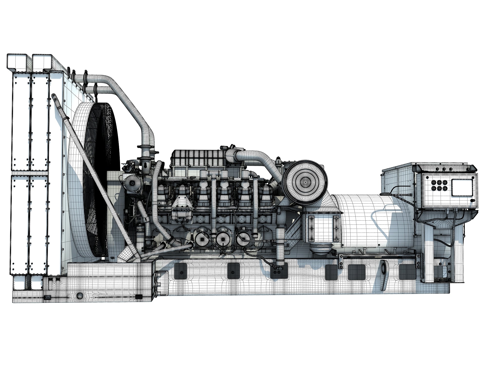 Caterpillar 3D Engine Models