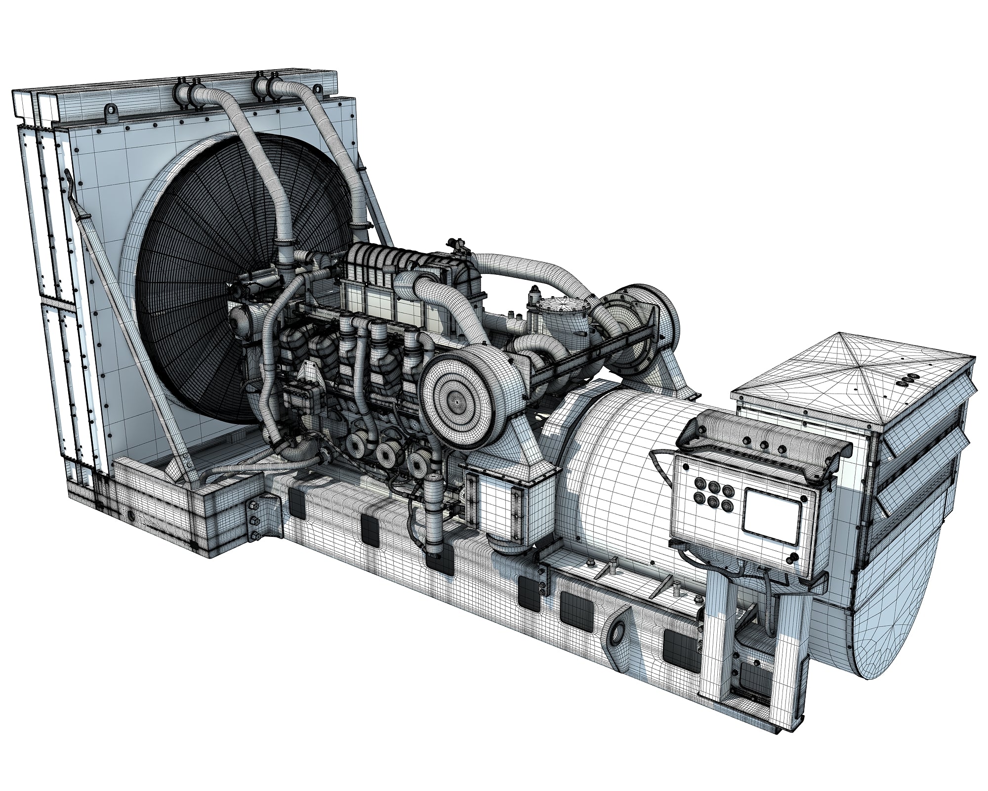 Caterpillar 3D Engine Models