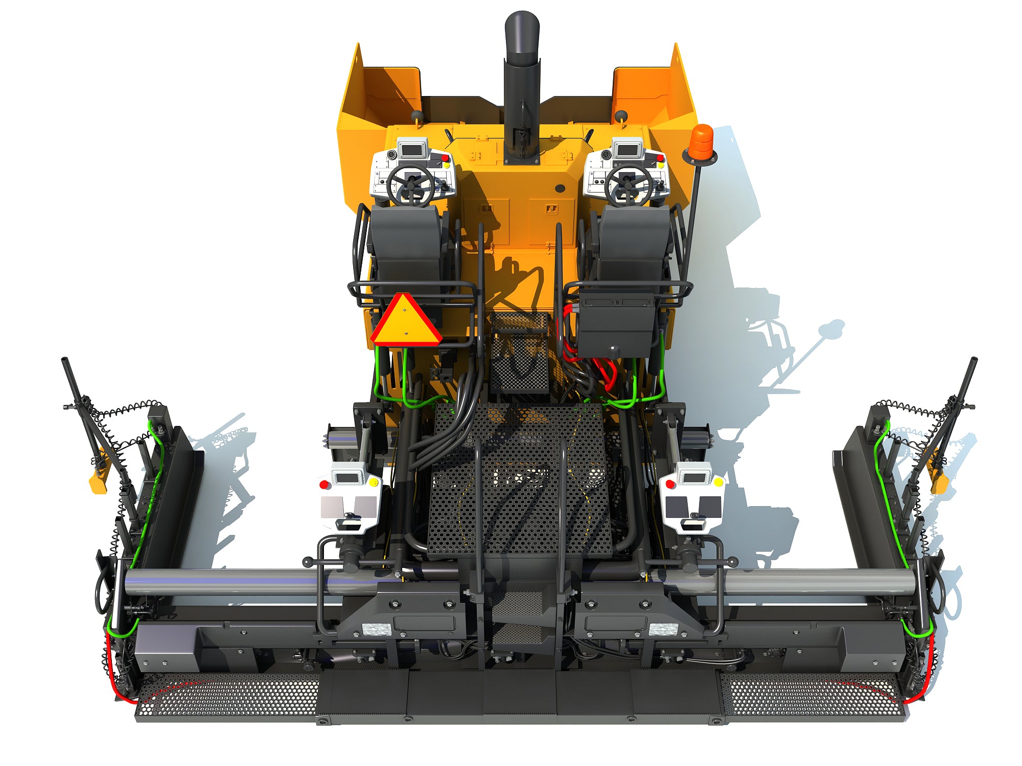 Asphalt Paver 3D Model