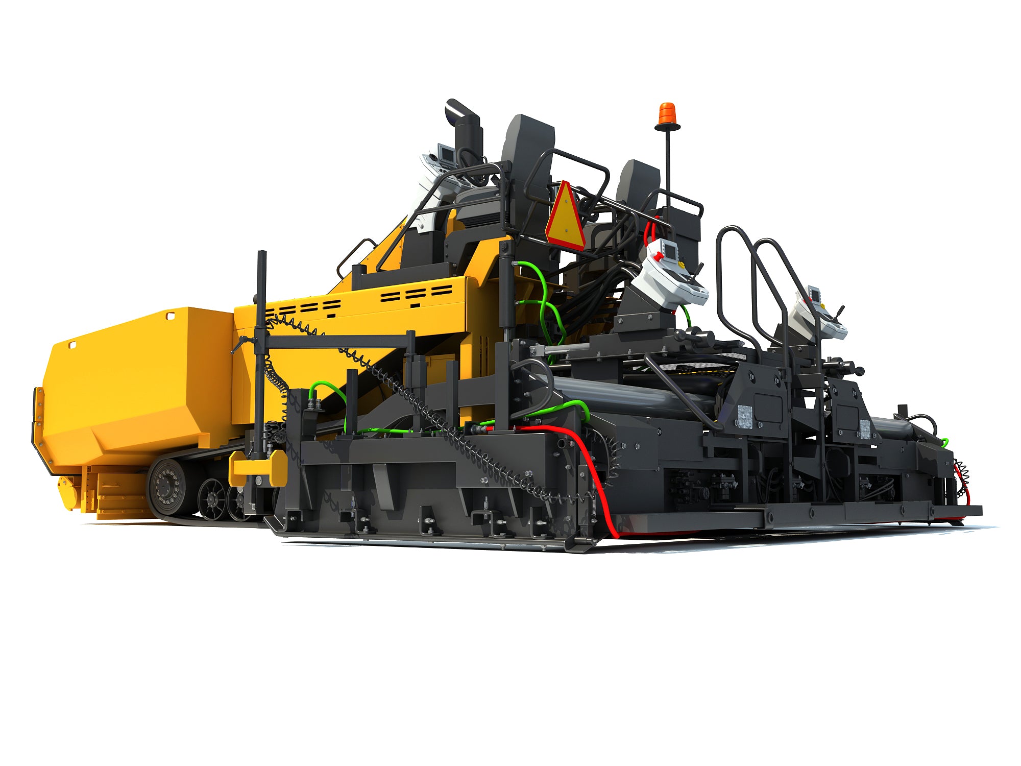 Asphalt Paver 3D Model