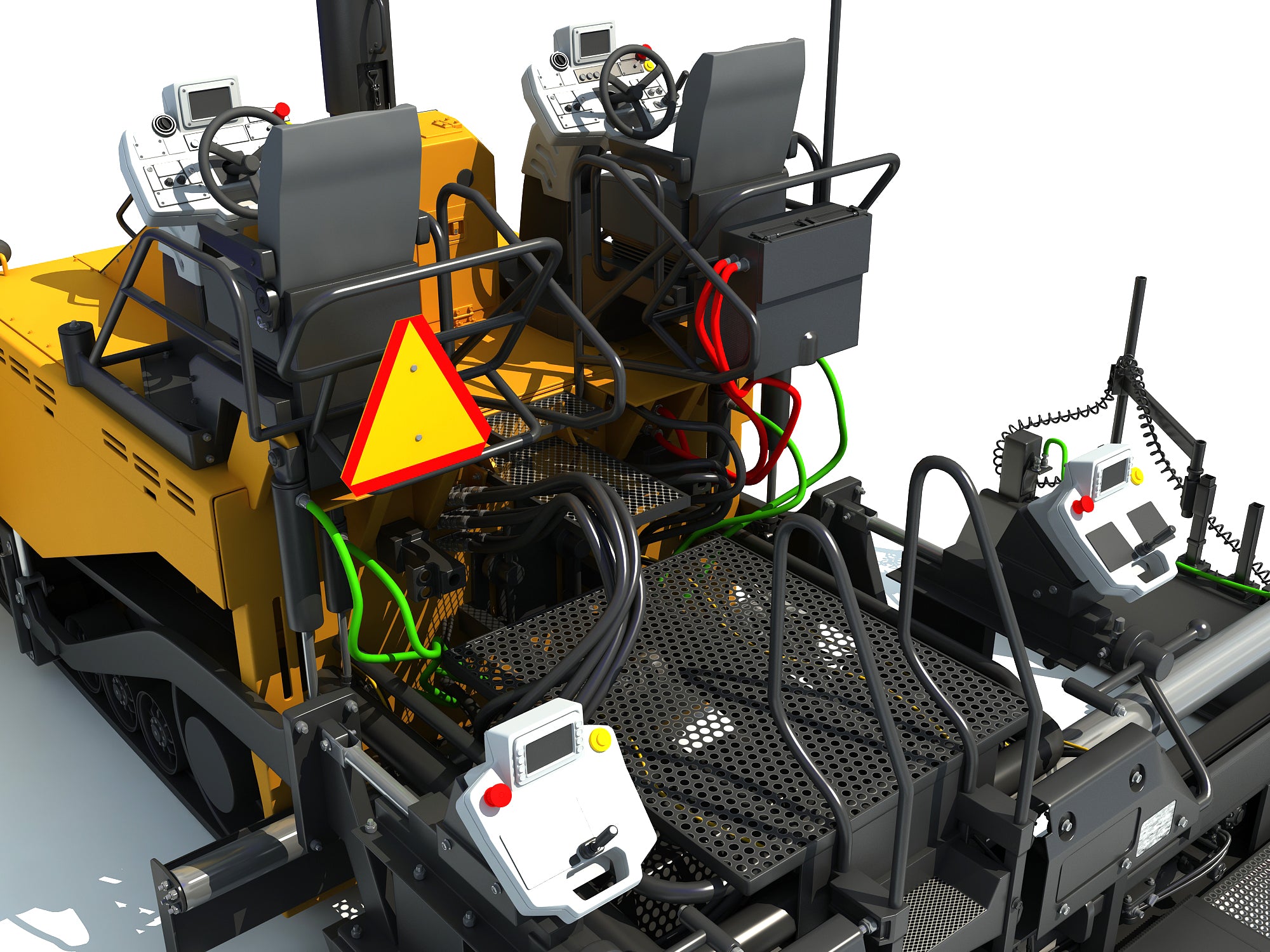 Asphalt Paver 3D Model