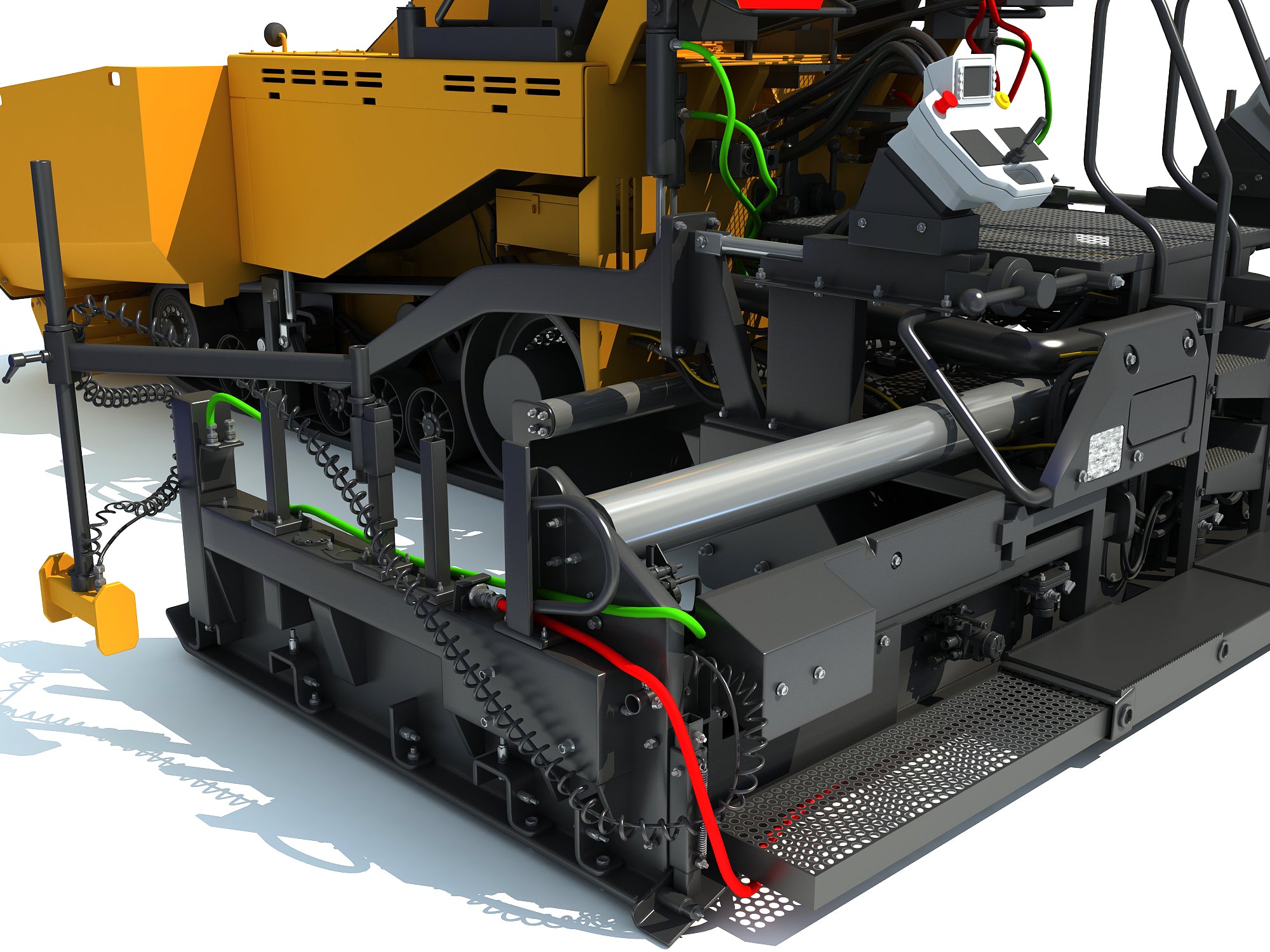 Asphalt Paver 3D Model
