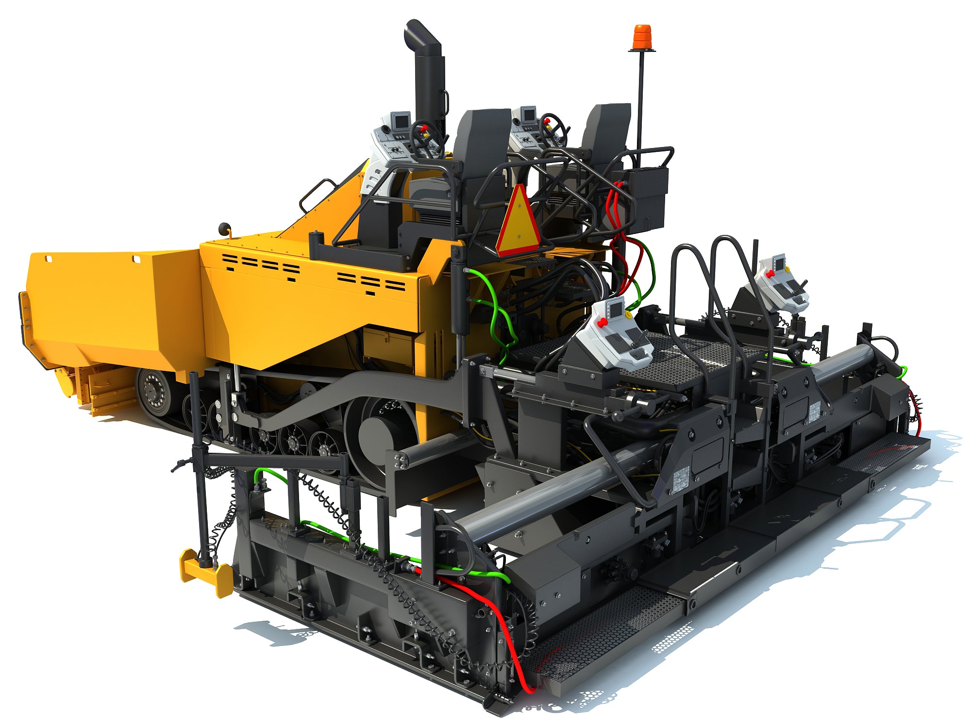 Asphalt Paver 3D Model