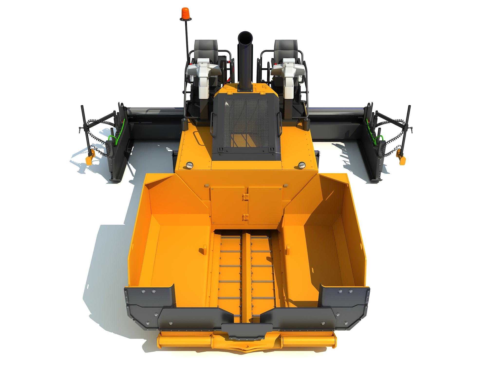 Asphalt Paver 3D Model
