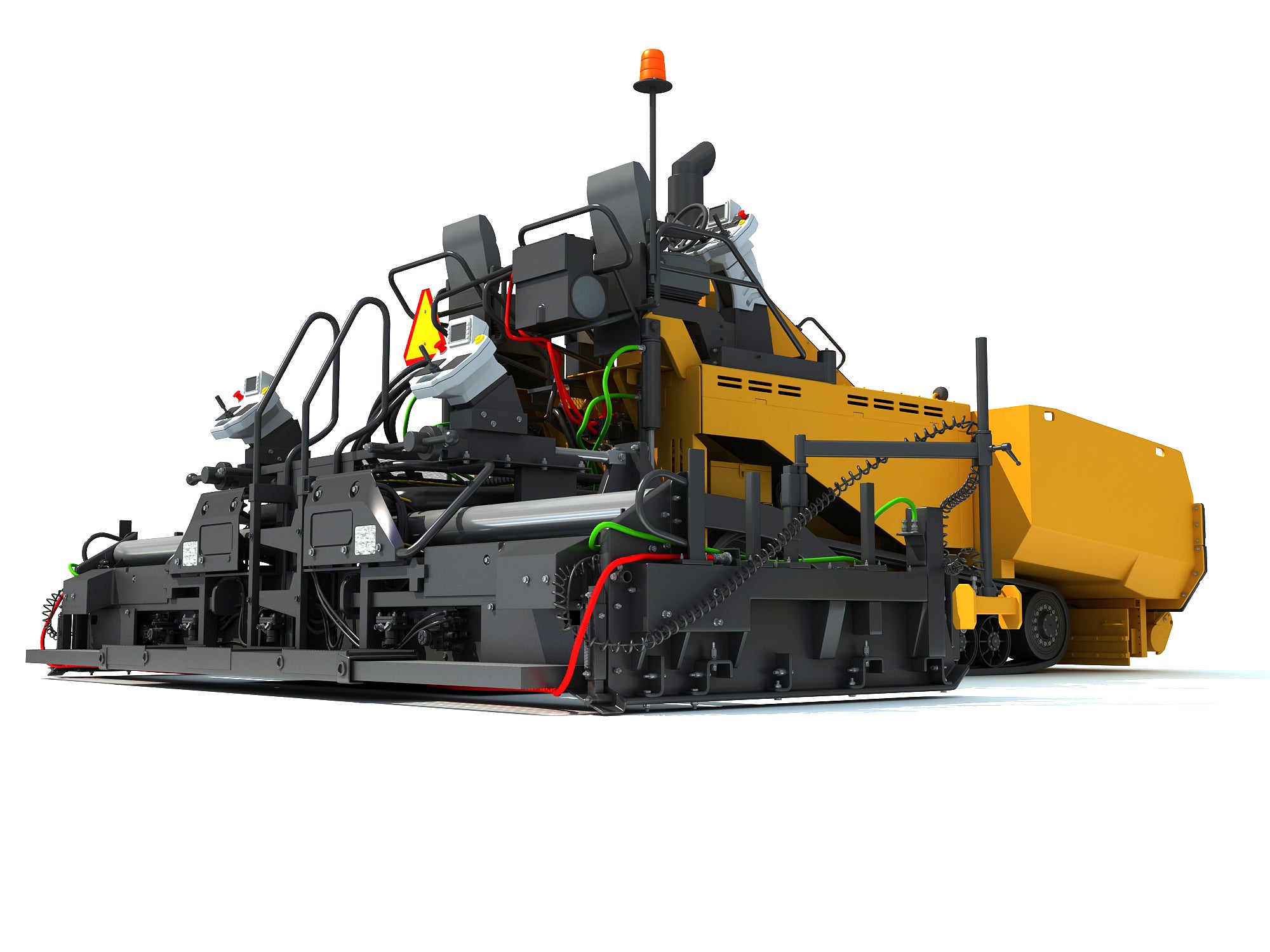 Asphalt Paver 3D Model