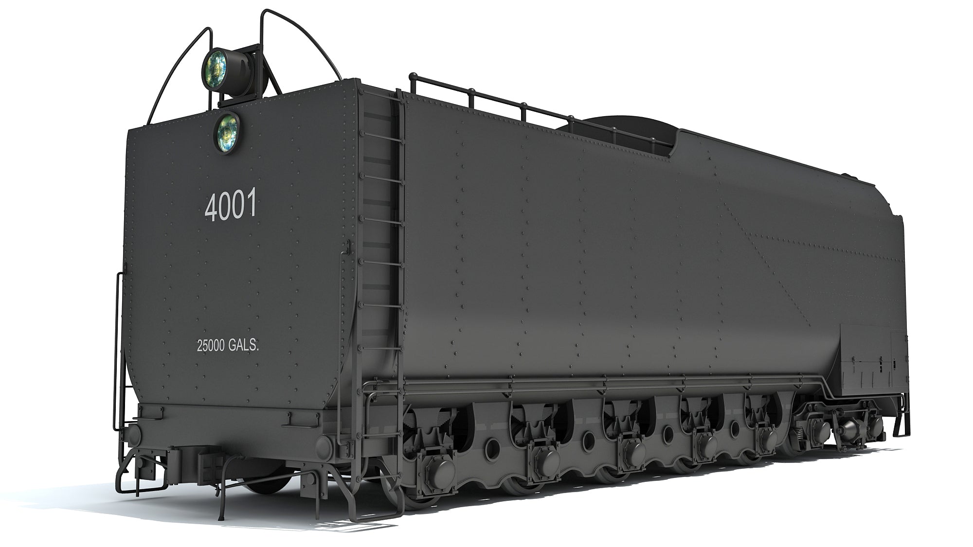 Steam Train Coal Tender Car