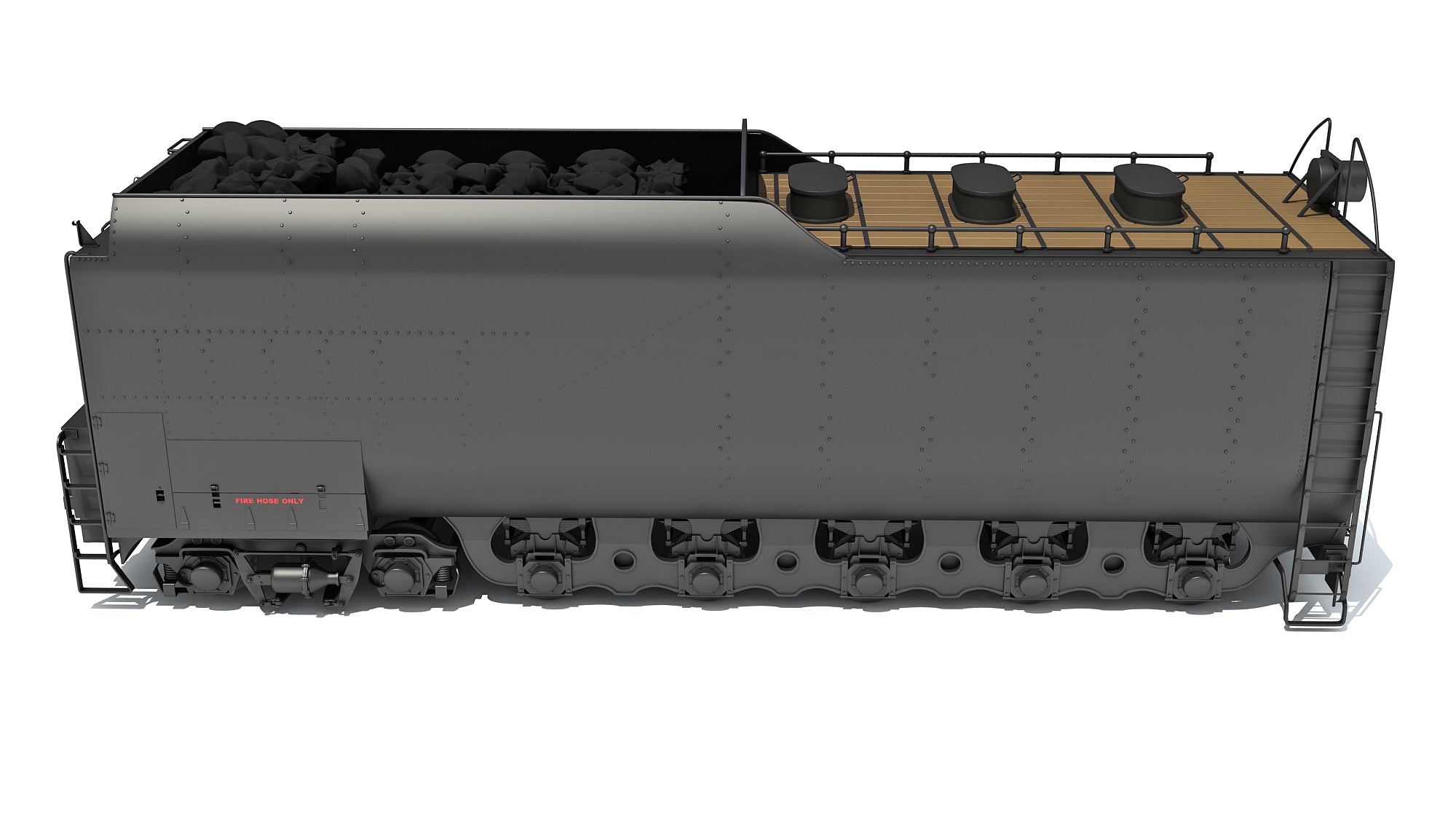 Steam Train Coal Tender Car