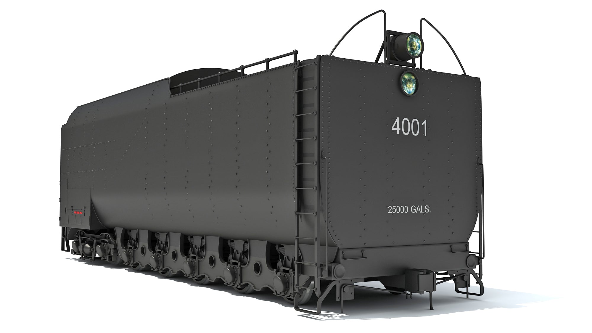 Steam Train Coal Tender Car