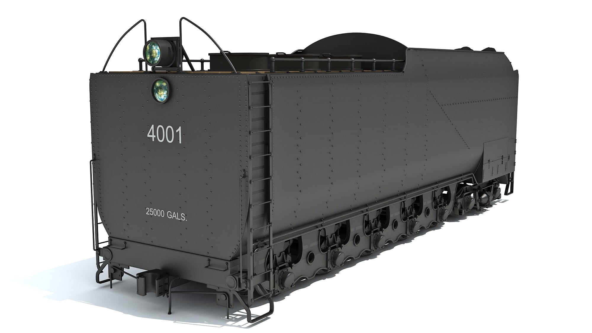 Steam Train Coal Tender Car