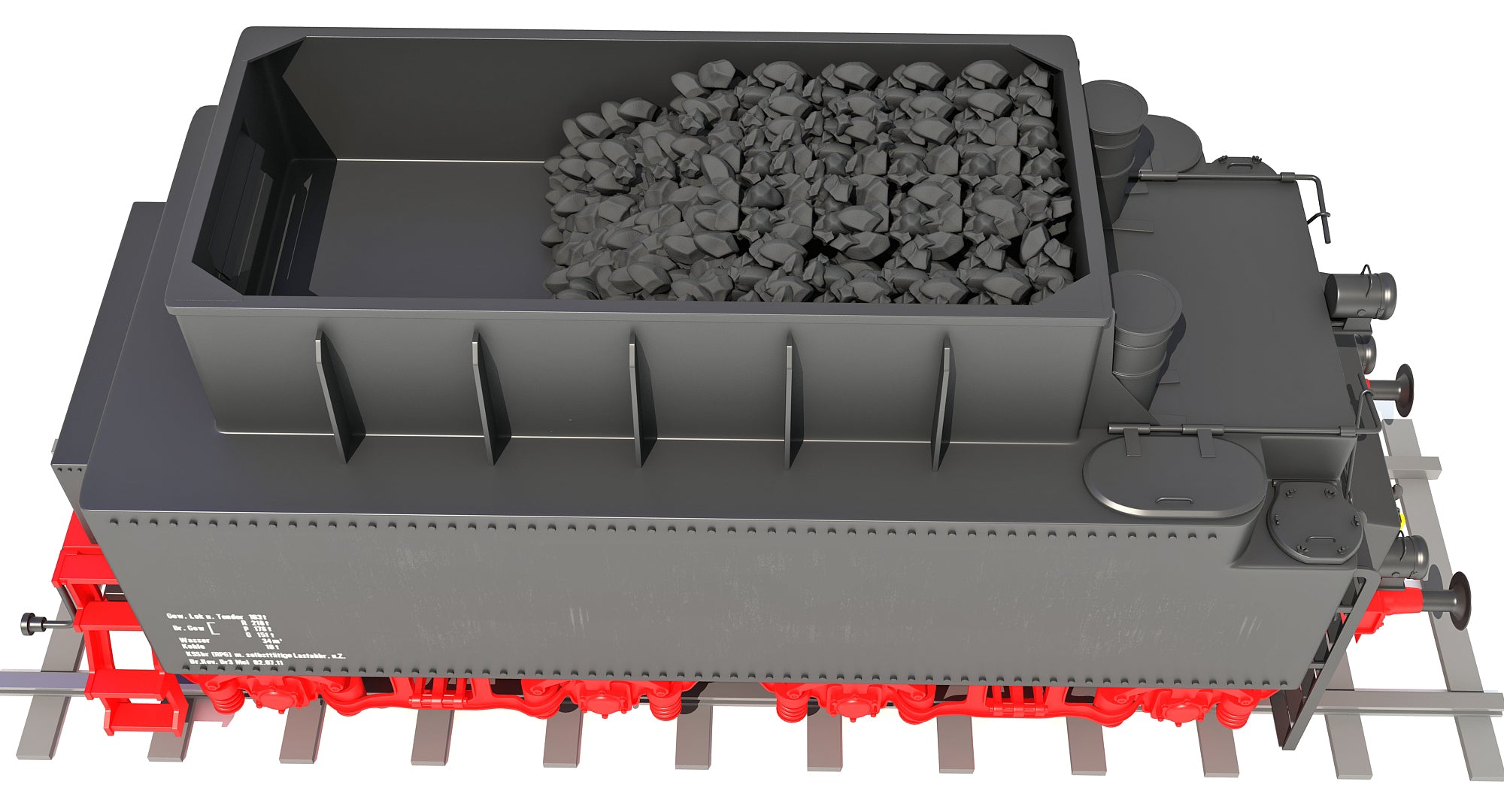 3D Models Coal Tender