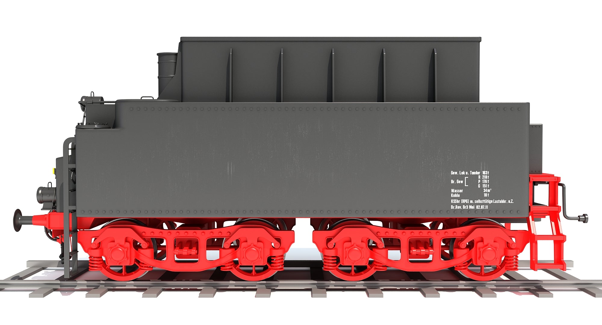 3D Models Coal Tender