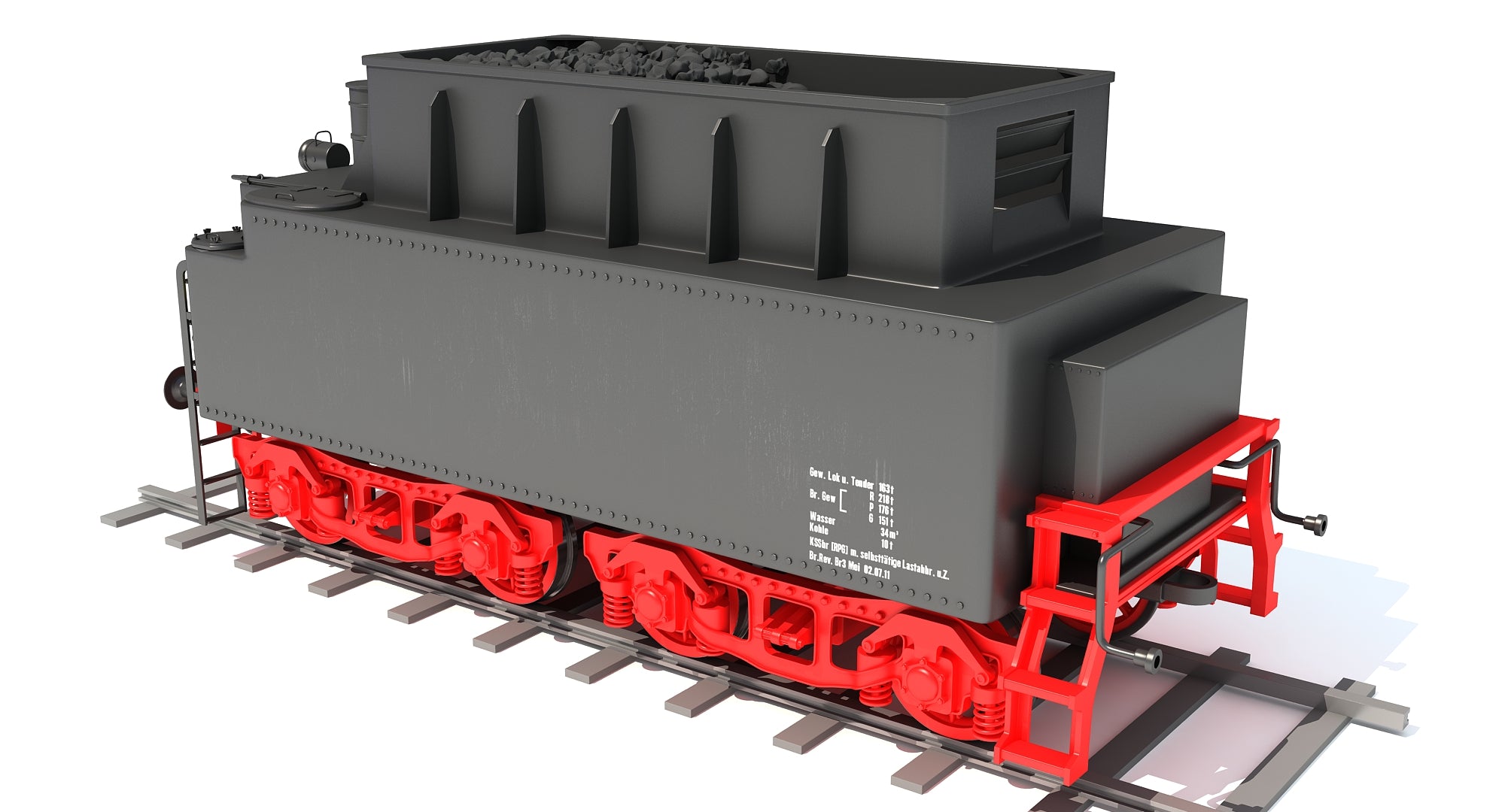 3D Models Coal Tender