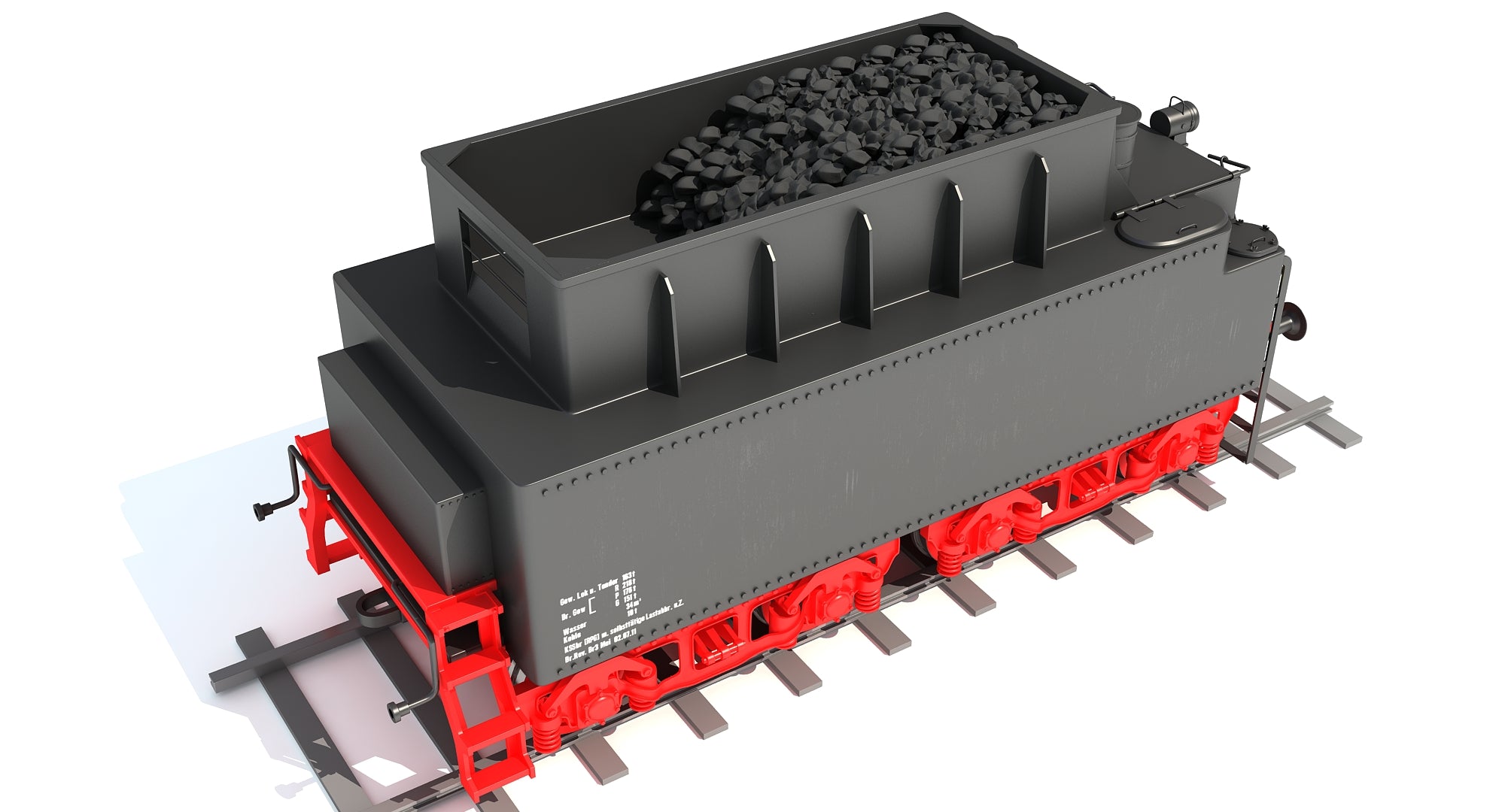 3D Models Coal Tender