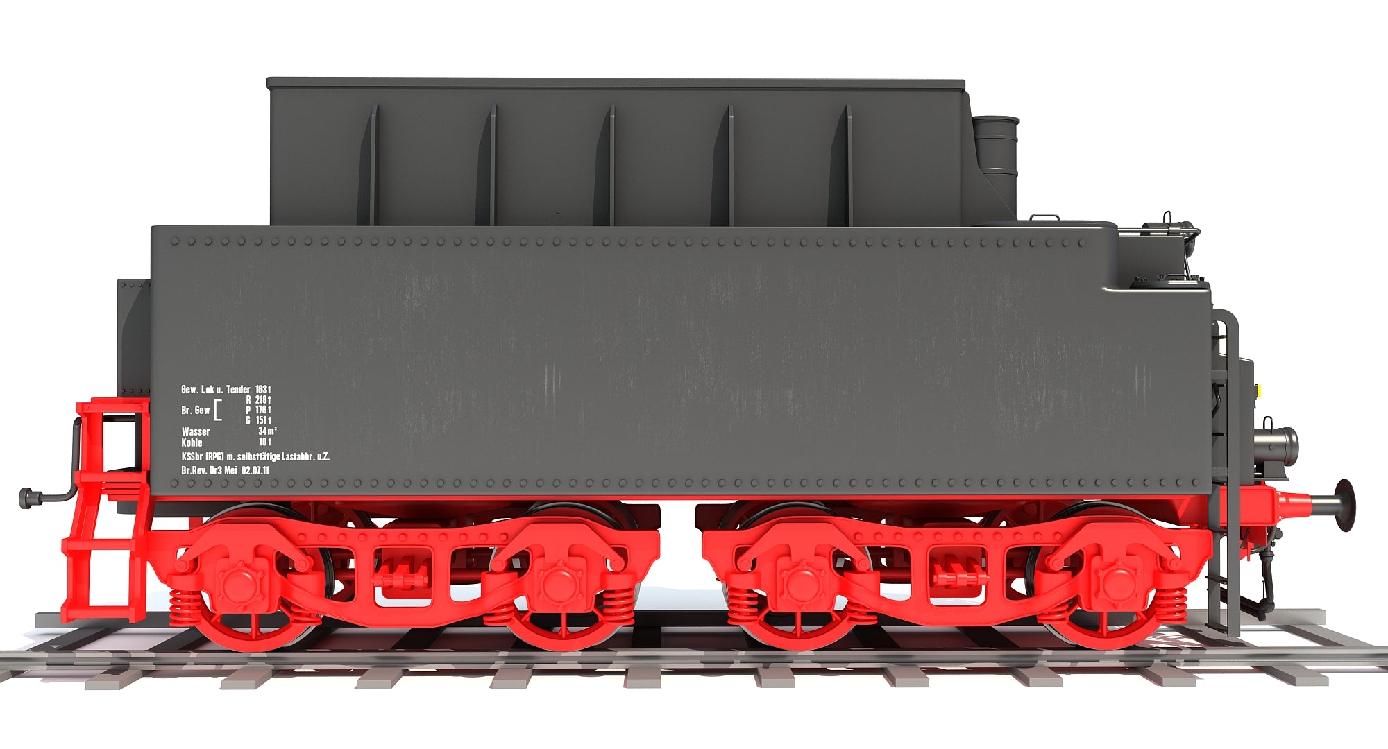 3D Models Coal Tender