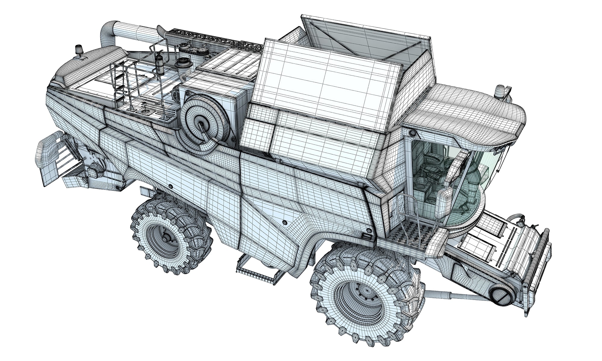 Combine Harvester Rostselmash
