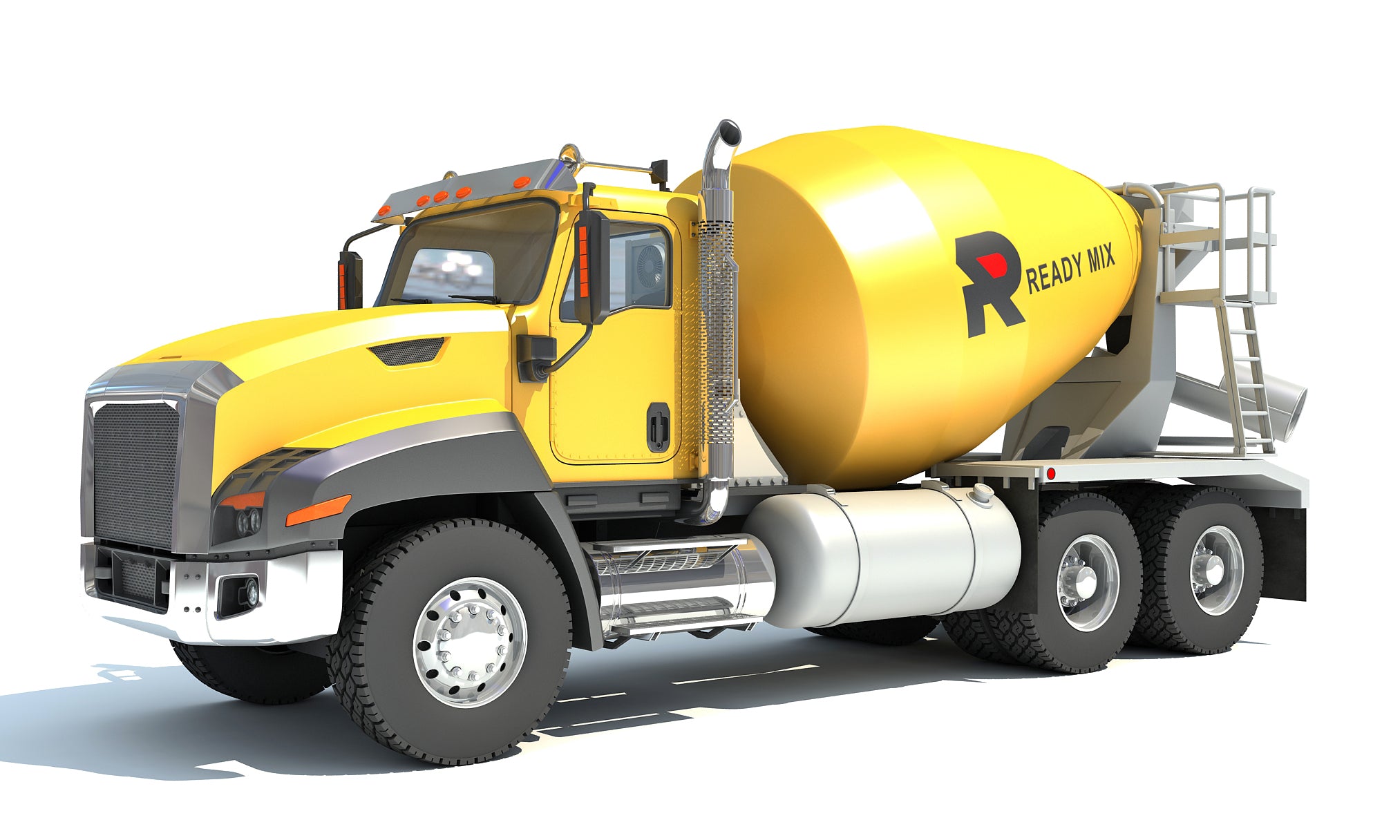 Concrete Mixer Truck - 3D Models