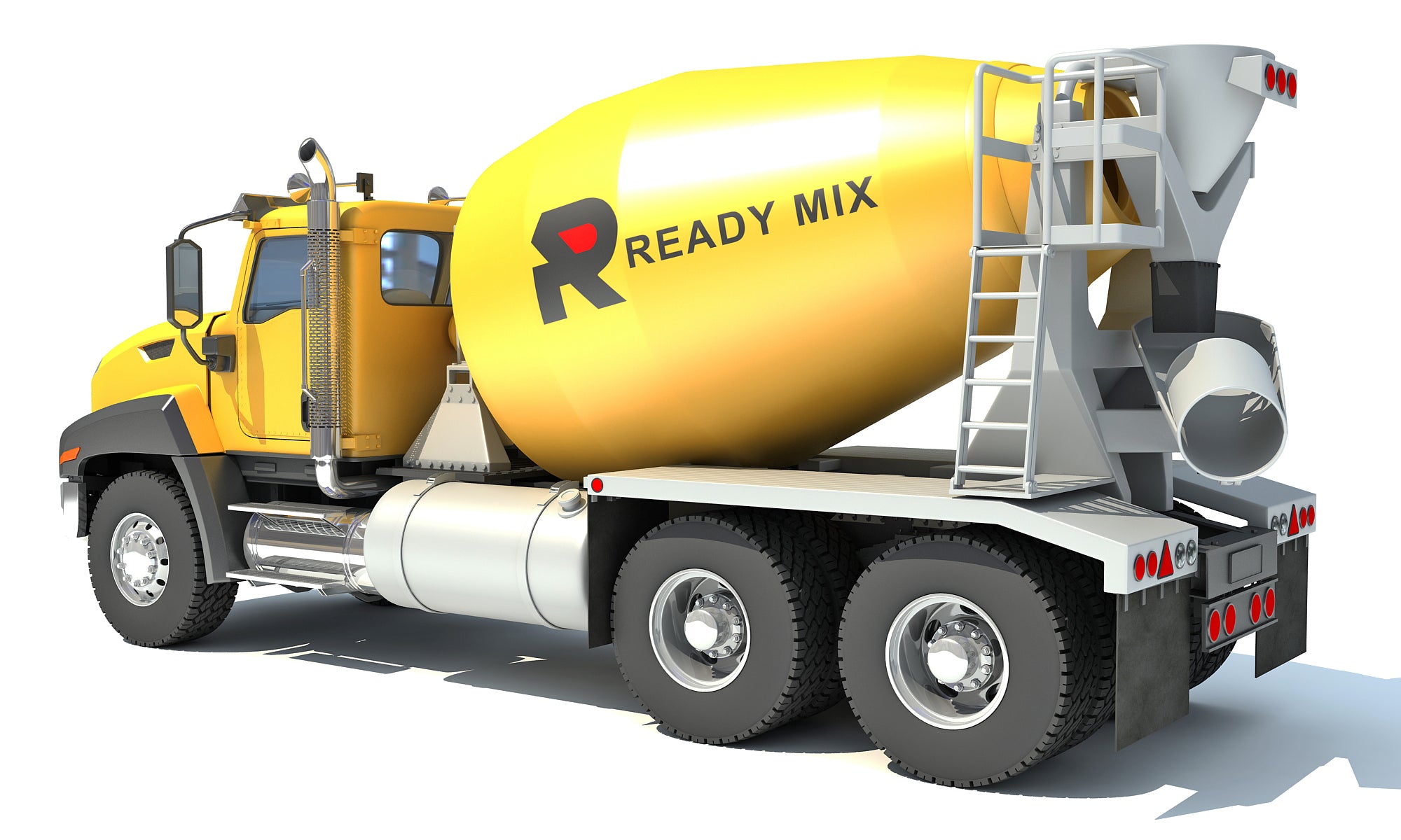 Concrete Mixer Truck - 3D Models