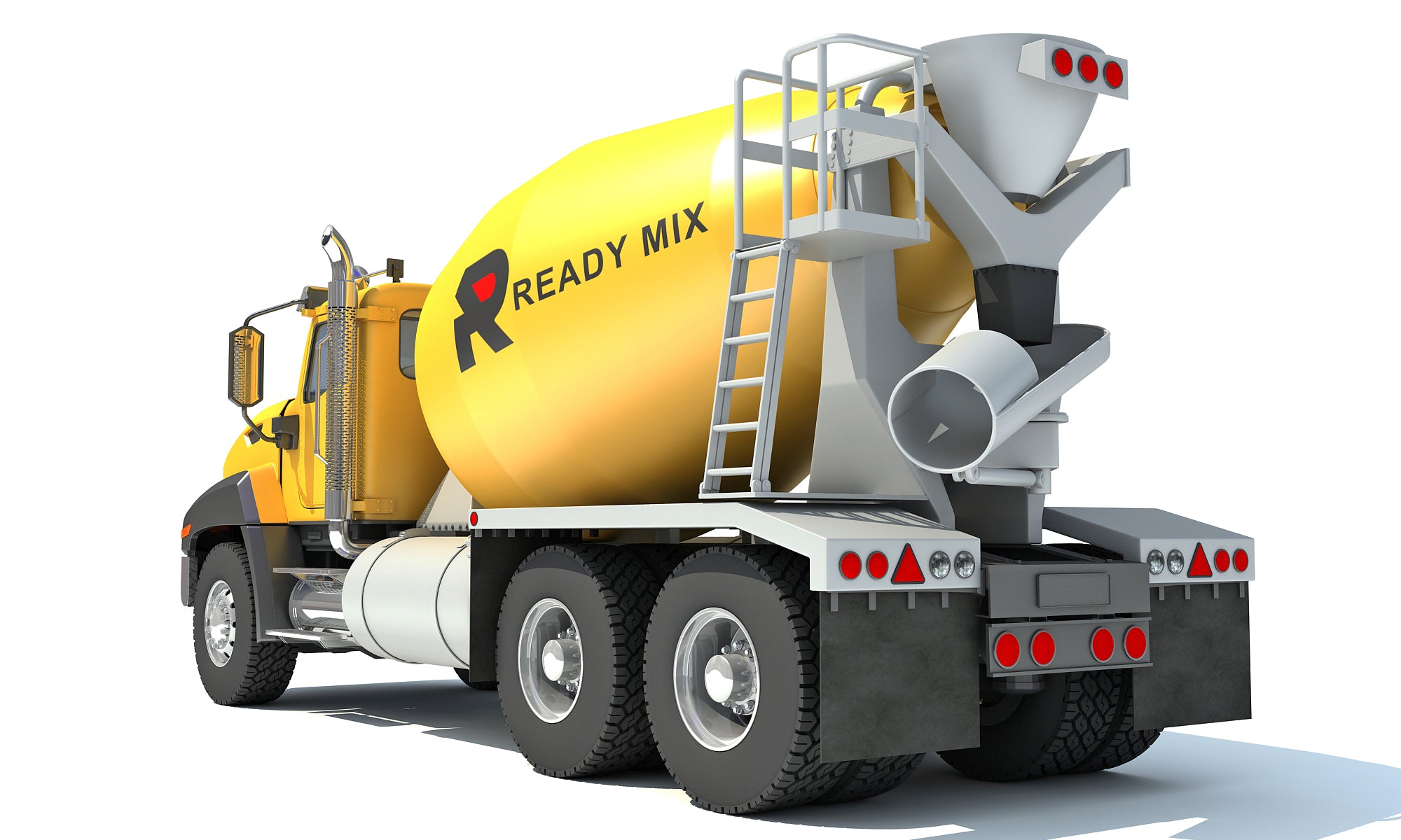 Concrete Mixer Truck - 3D Models