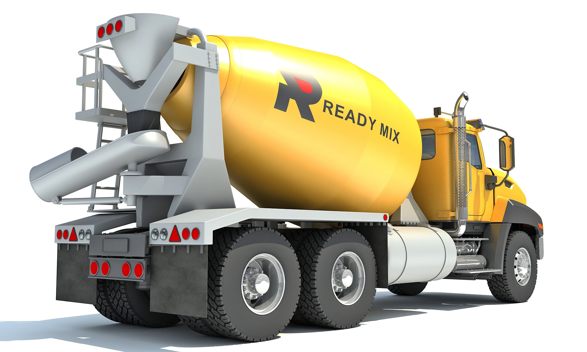 Concrete Mixer Truck - 3D Models