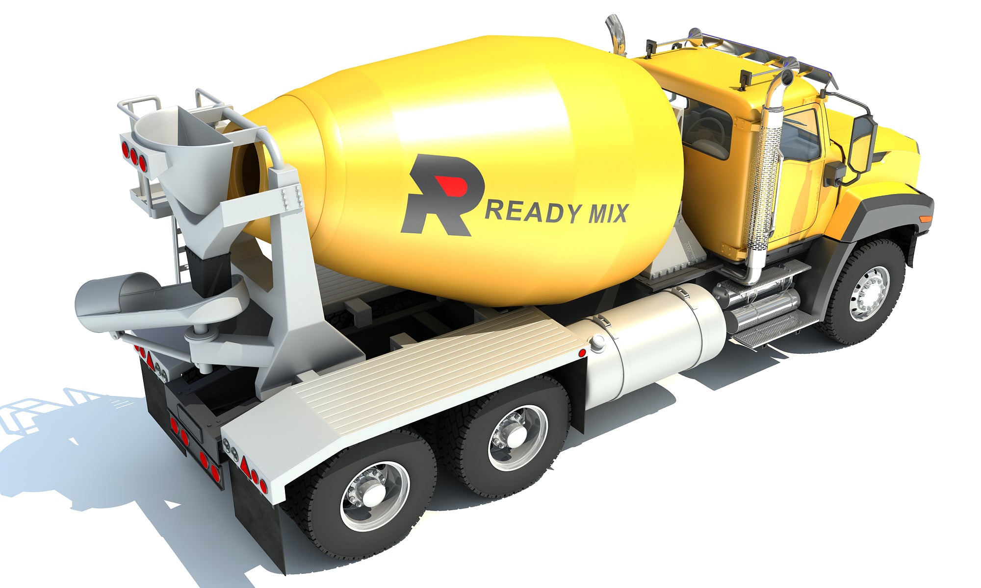 Concrete Mixer Truck - 3D Models