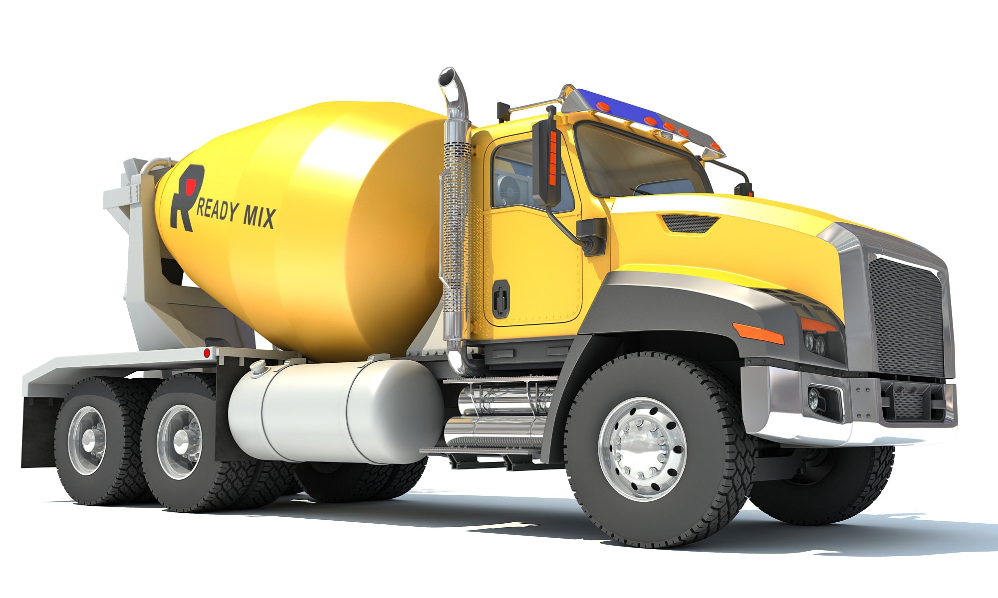 Concrete Mixer Truck - 3D Models