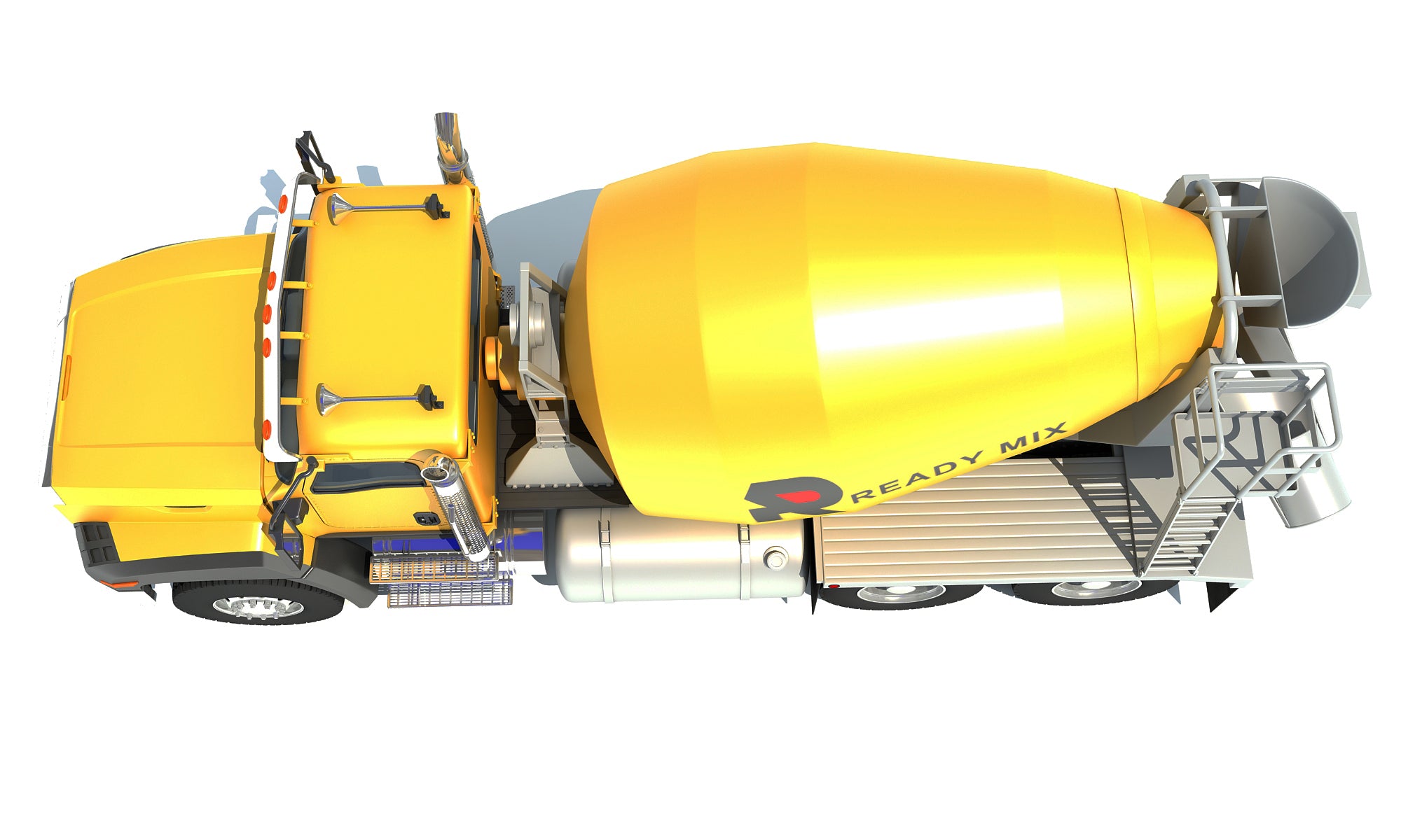 Concrete Mixer Truck - 3D Models