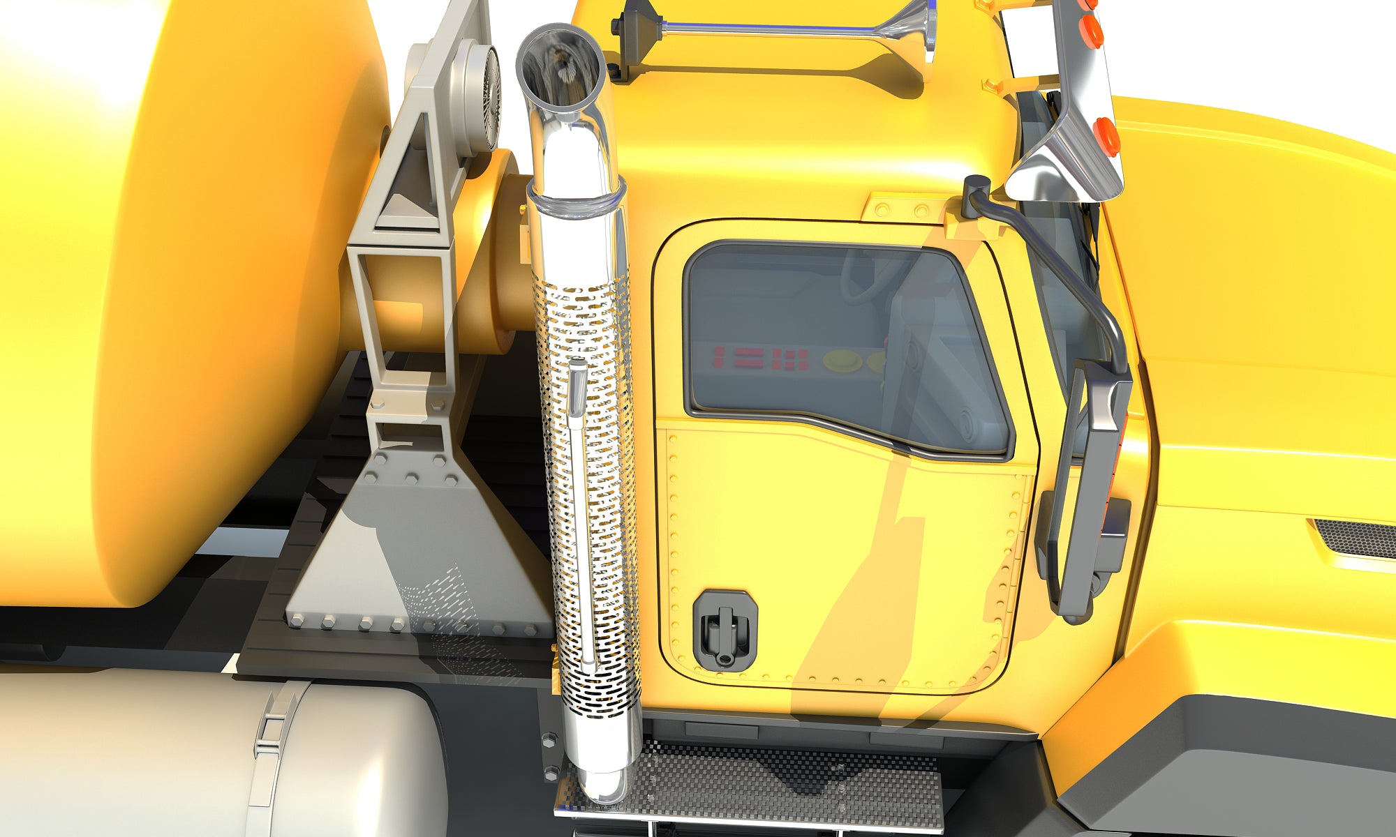 Concrete Mixer Truck - 3D Models