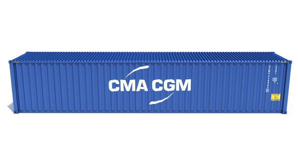 3D Shipping Container CMA CGM Models – 3D Horse