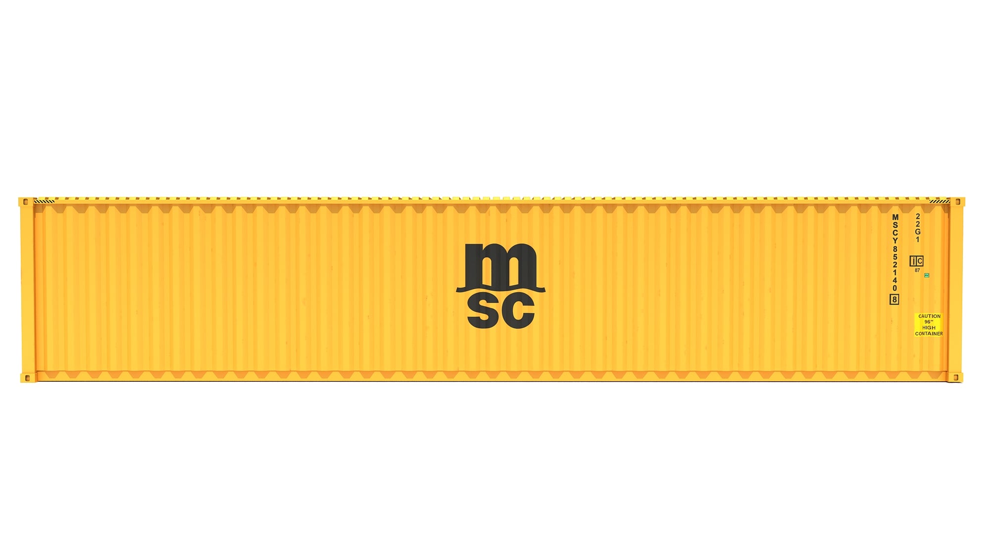 Shipping Container MSC – 3D Horse