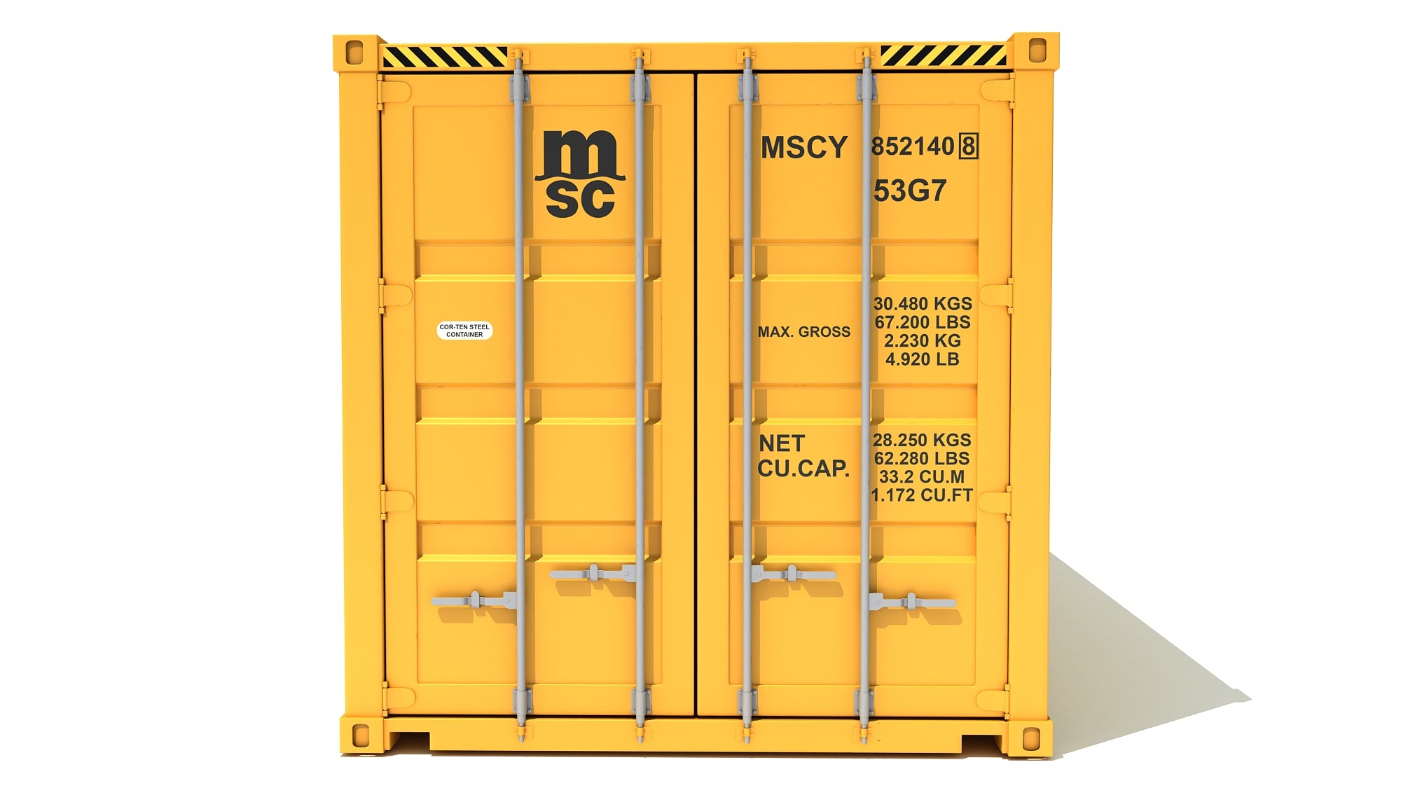 Shipping Container MSC – 3D Horse