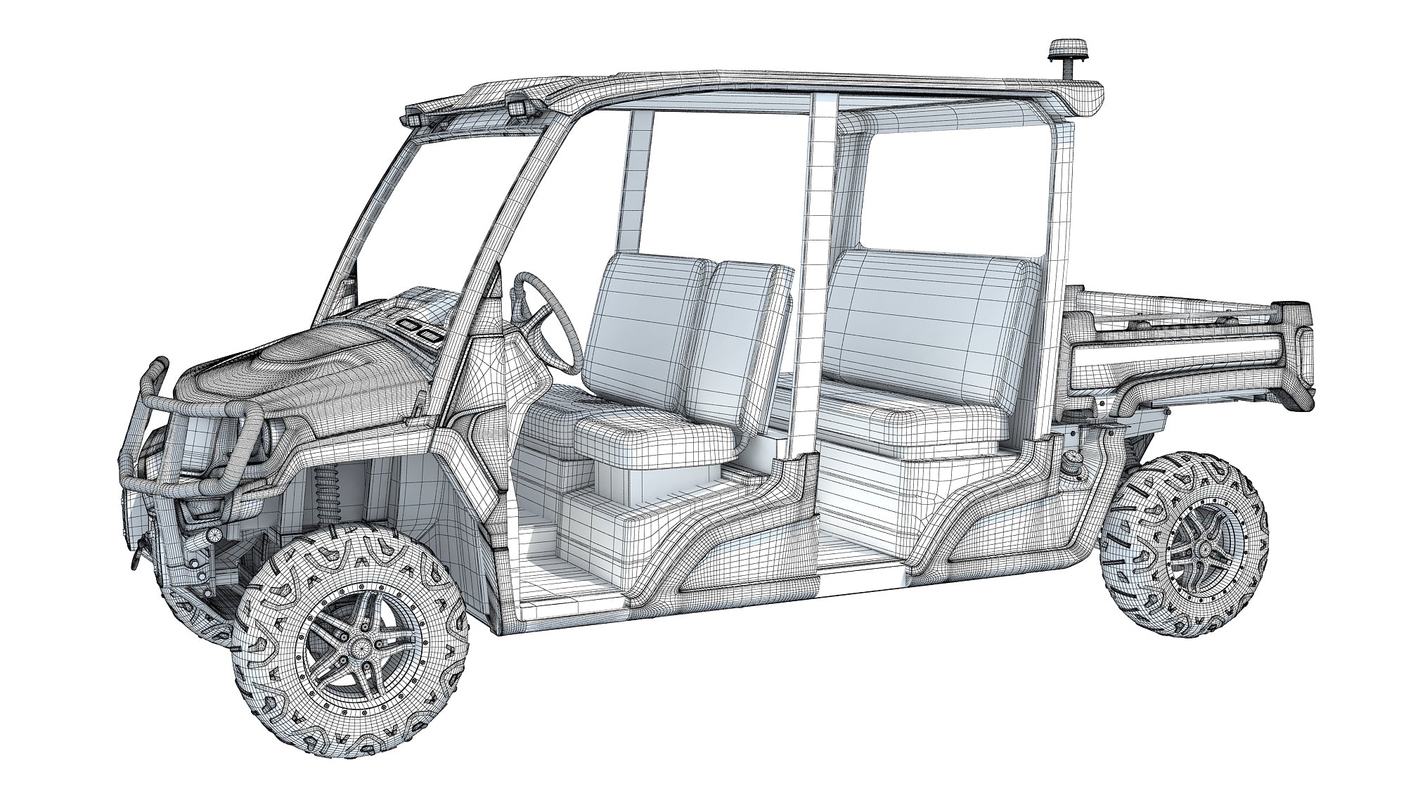 Crossover Utility Vehicle 3D Model