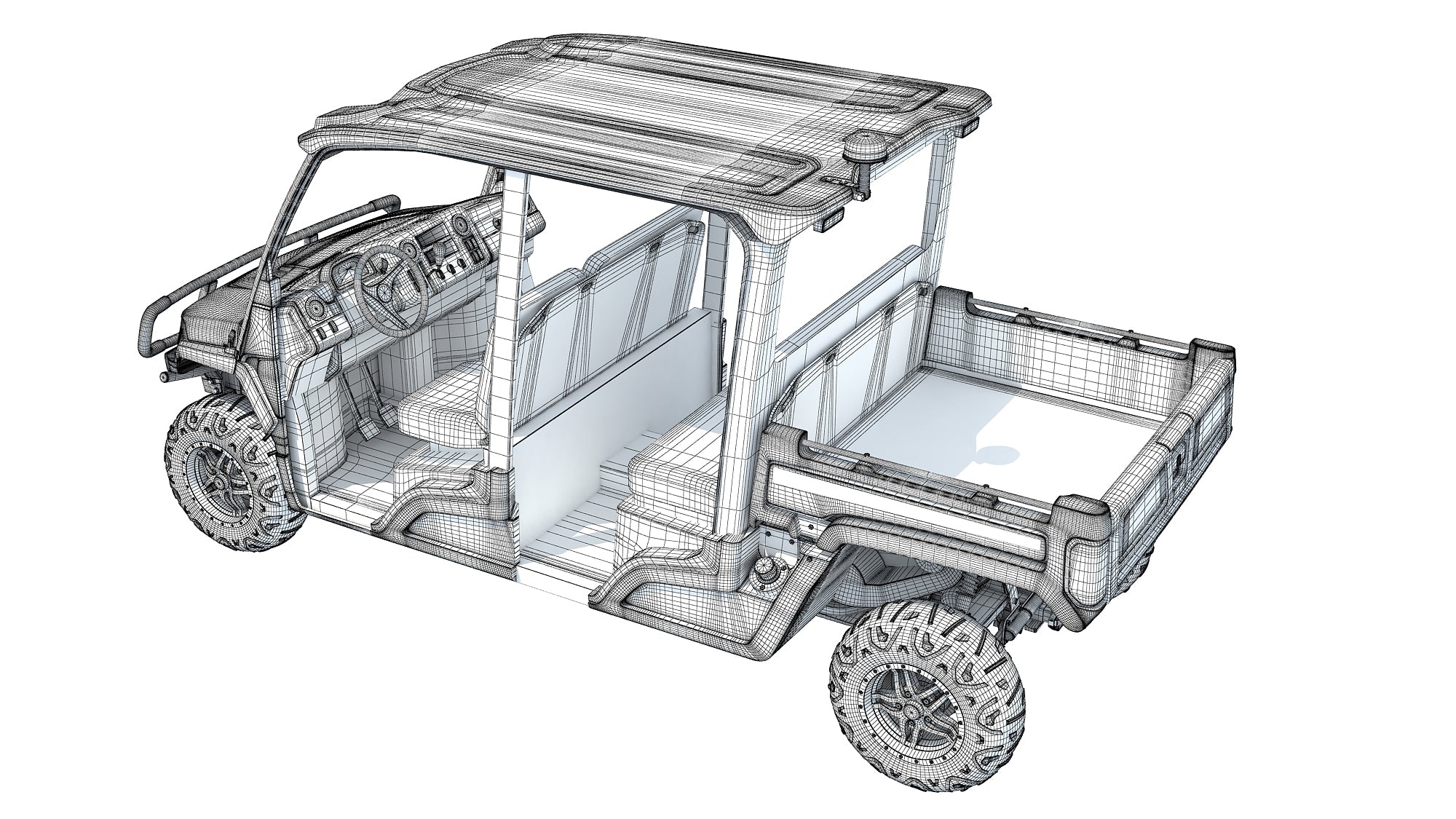 Crossover Utility Vehicle 3D Model