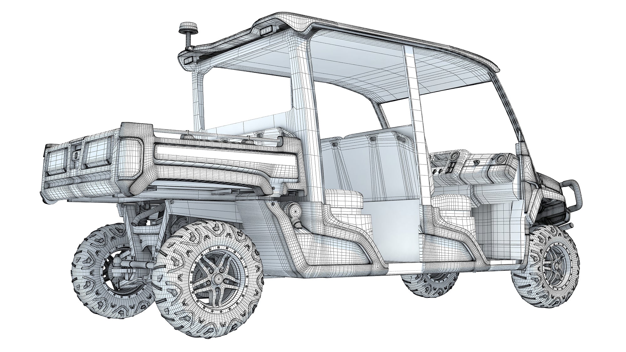 Crossover Utility Vehicle 3D Model