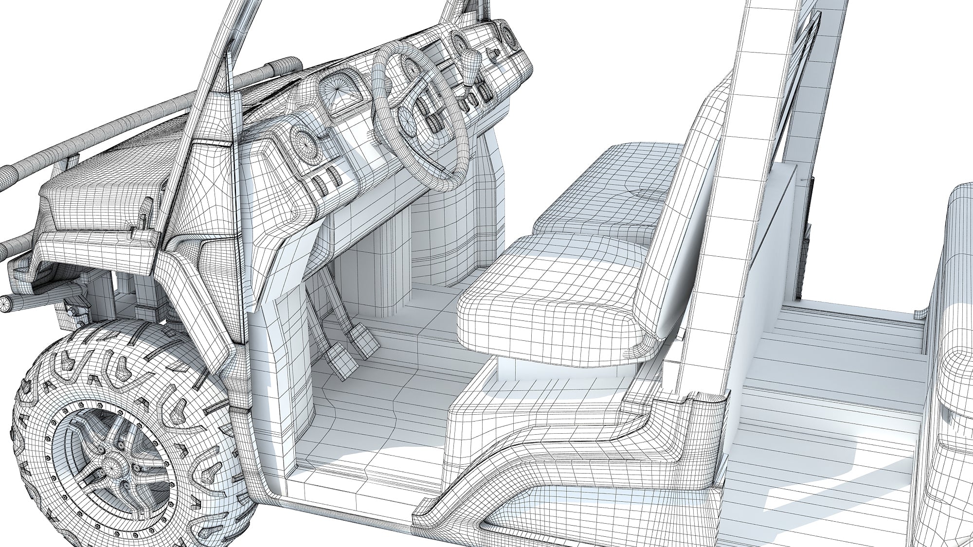 Crossover Utility Vehicle 3D Model